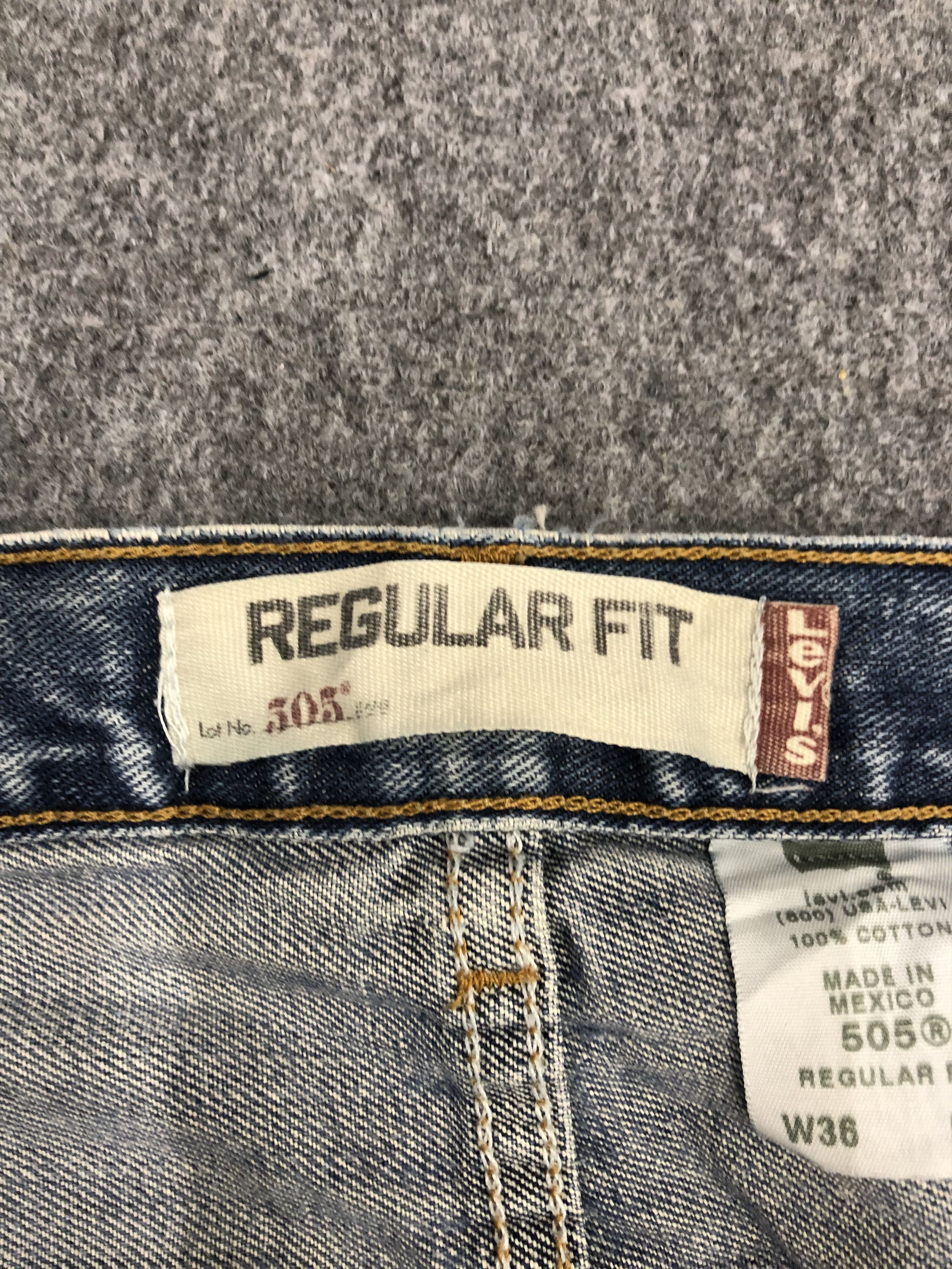 Levi's Vintage Levis 505 Light Wash Jeans DP0971 Size US 36 / EU 52 - 6 Thumbnail