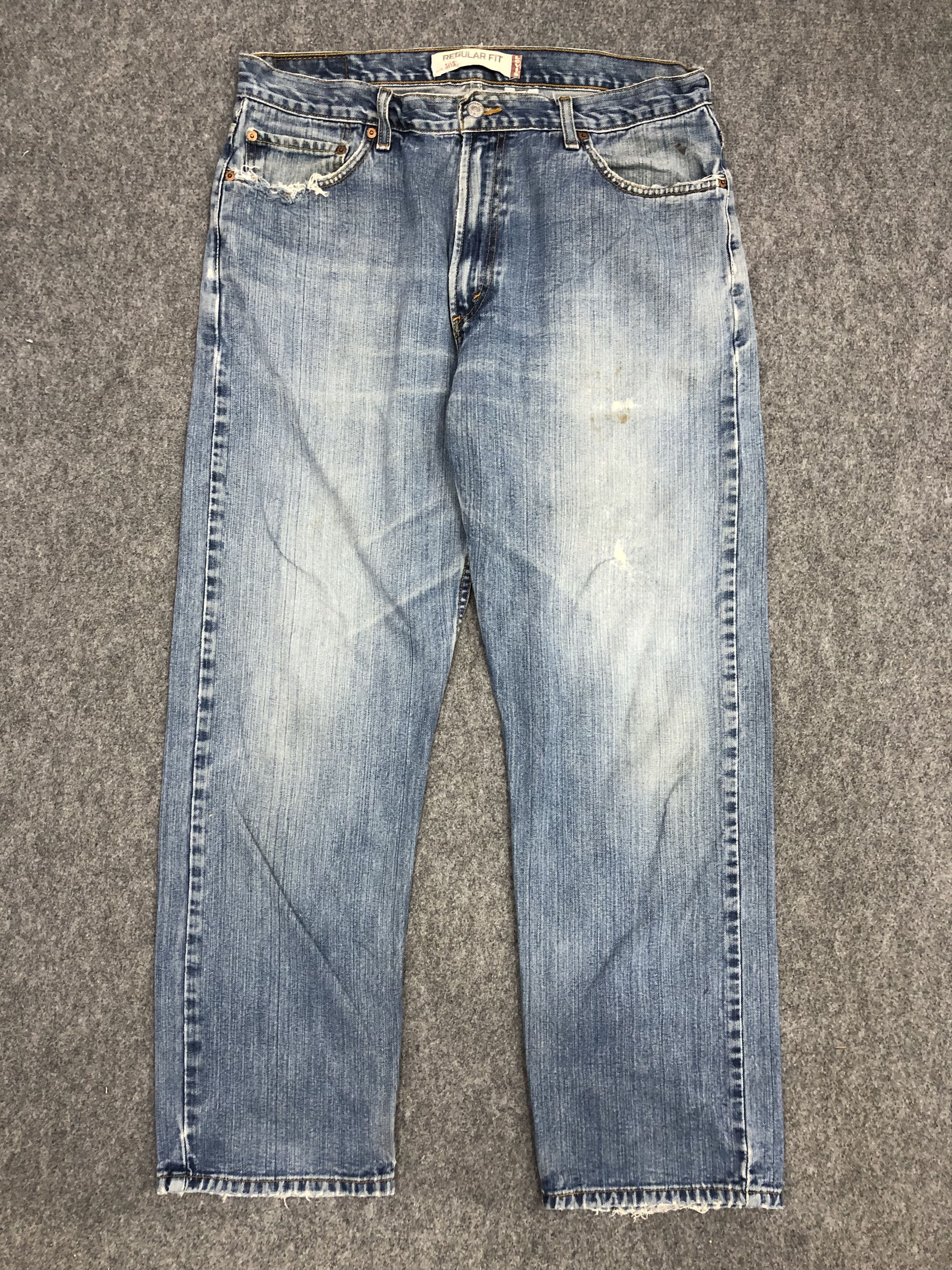 Levi's Vintage Levis 505 Light Wash Jeans DP0971 Size US 36 / EU 52 - 1 Thumbnail