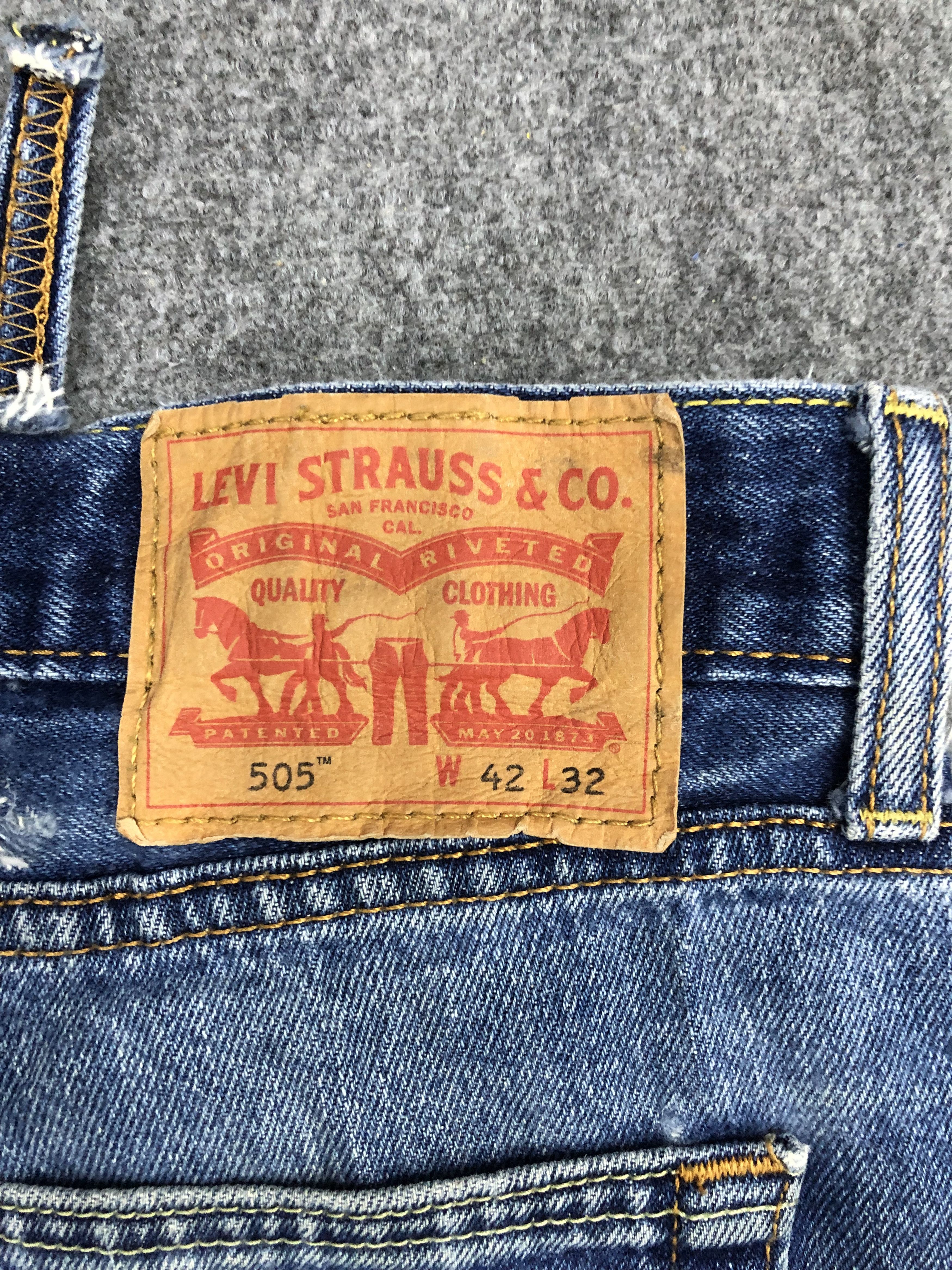 Levi's Vintage Levis 505 Jeans DP0970 Size US 43 - 5 Thumbnail