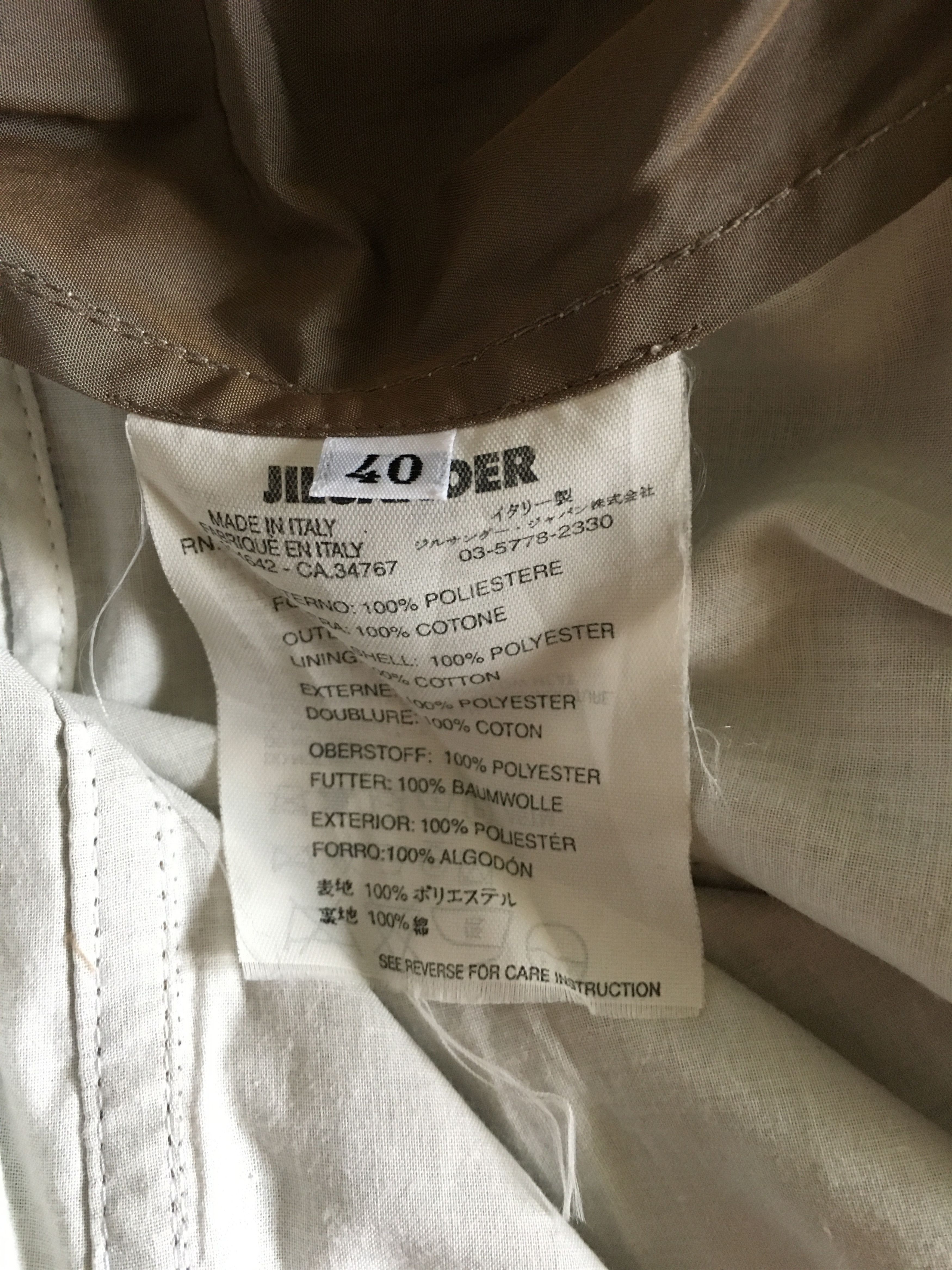 Jil Sander Vintage Jil Sander Translucent Buttons Jacket Size S / US 4 / IT 40 - 8 Thumbnail
