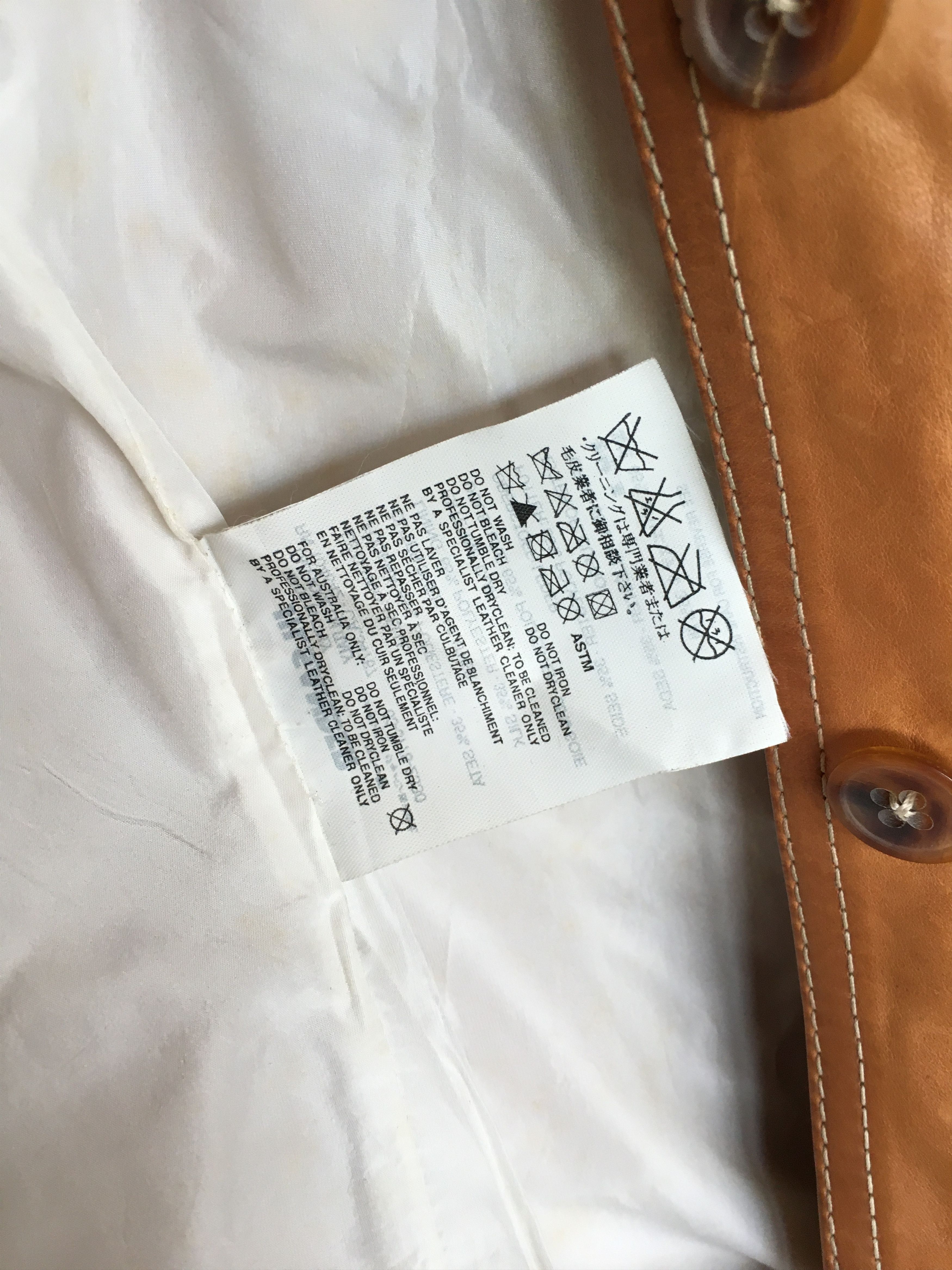 Jil Sander Vintage Jil Sander Leather Buttons Jacket Size XS / US 0-2 / IT 36-38 - 9 Thumbnail