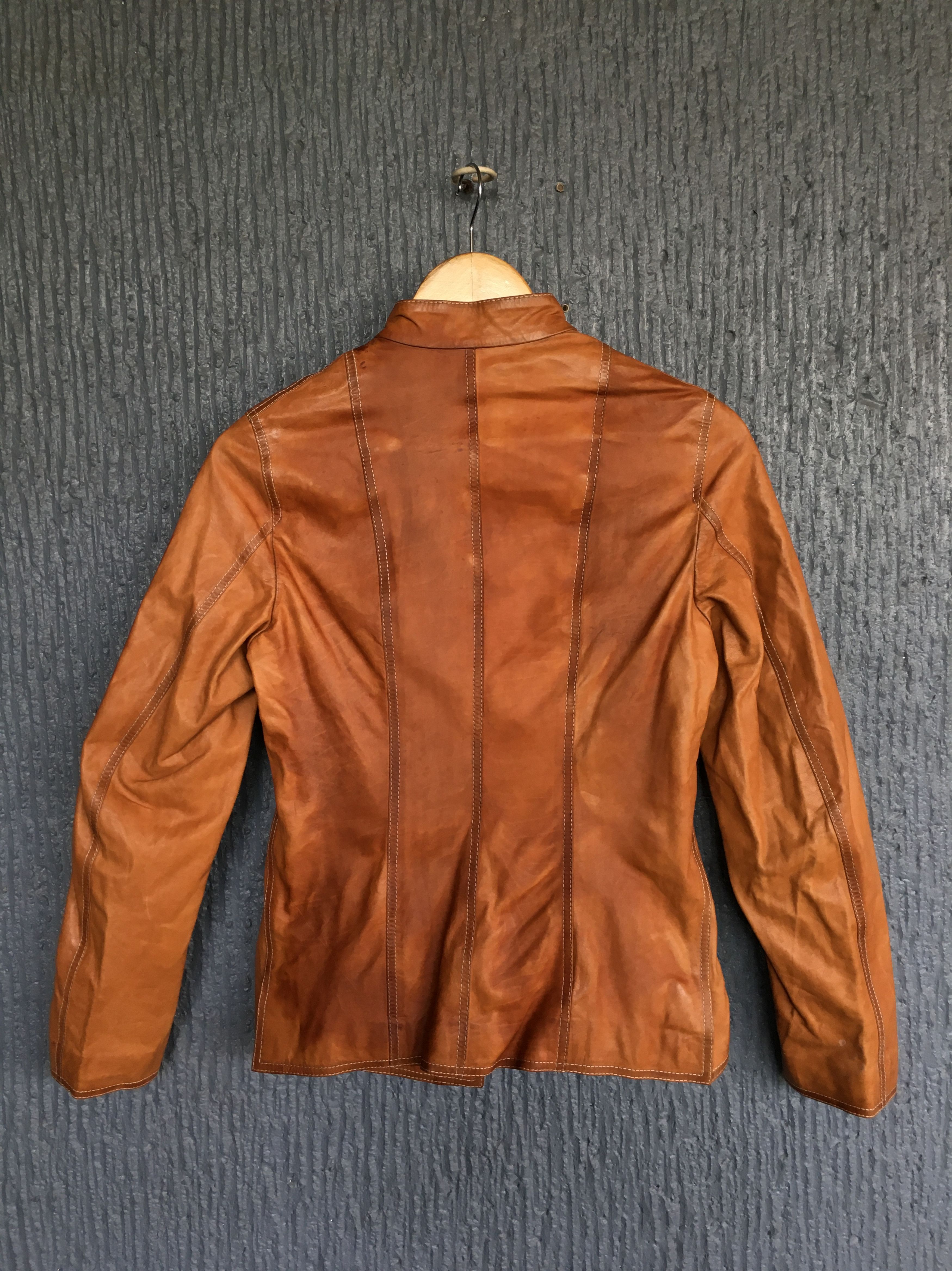Jil Sander Vintage Jil Sander Leather Buttons Jacket Size XS / US 0-2 / IT 36-38 - 2 Thumbnail