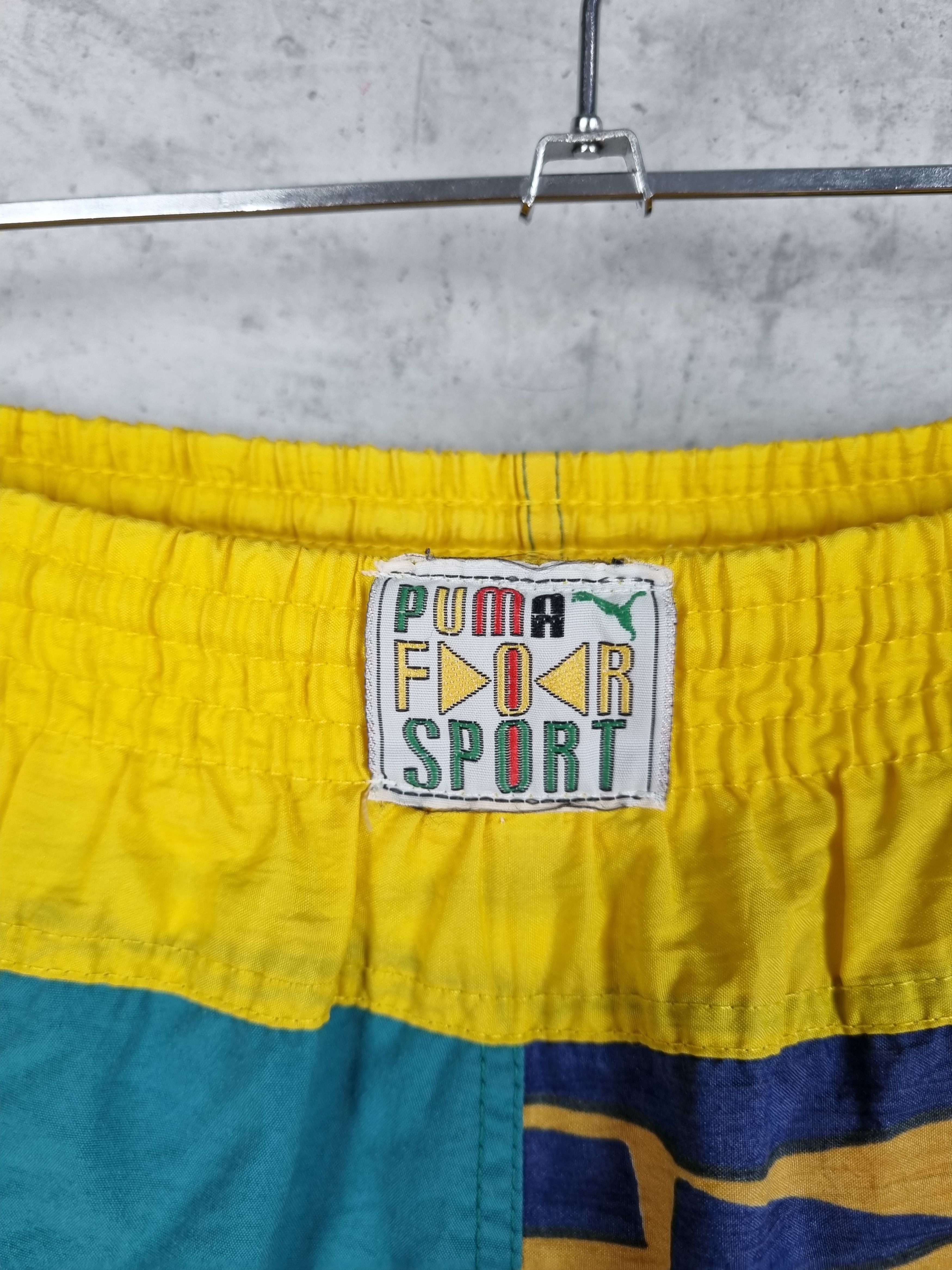 Puma × Vintage 90s PUMA Vintage Shorts Attractive Design NIKE ADIDAS Size US 32 / EU 48 - 9 Thumbnail