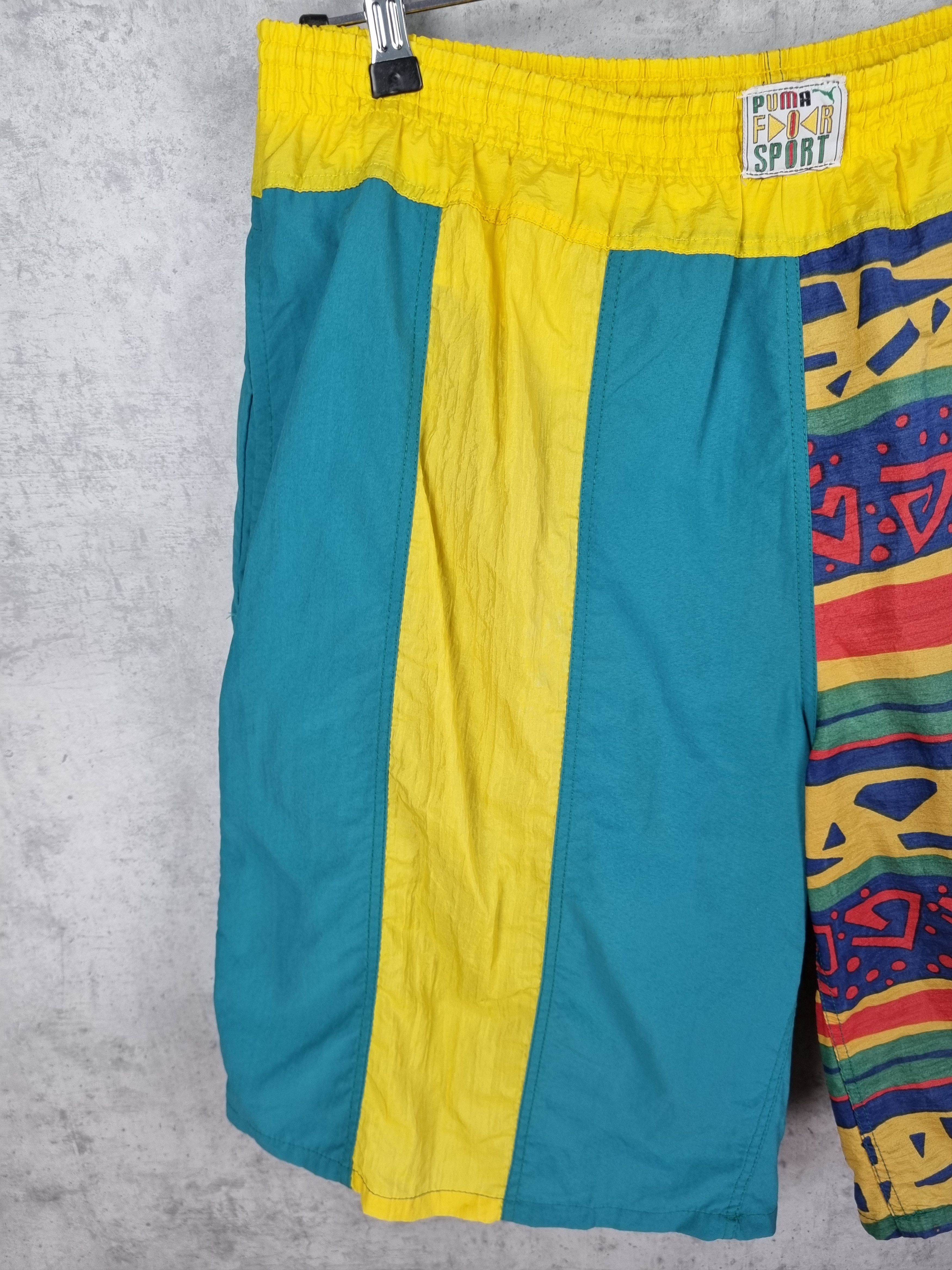 Puma × Vintage 90s PUMA Vintage Shorts Attractive Design NIKE ADIDAS Size US 32 / EU 48 - 7 Thumbnail