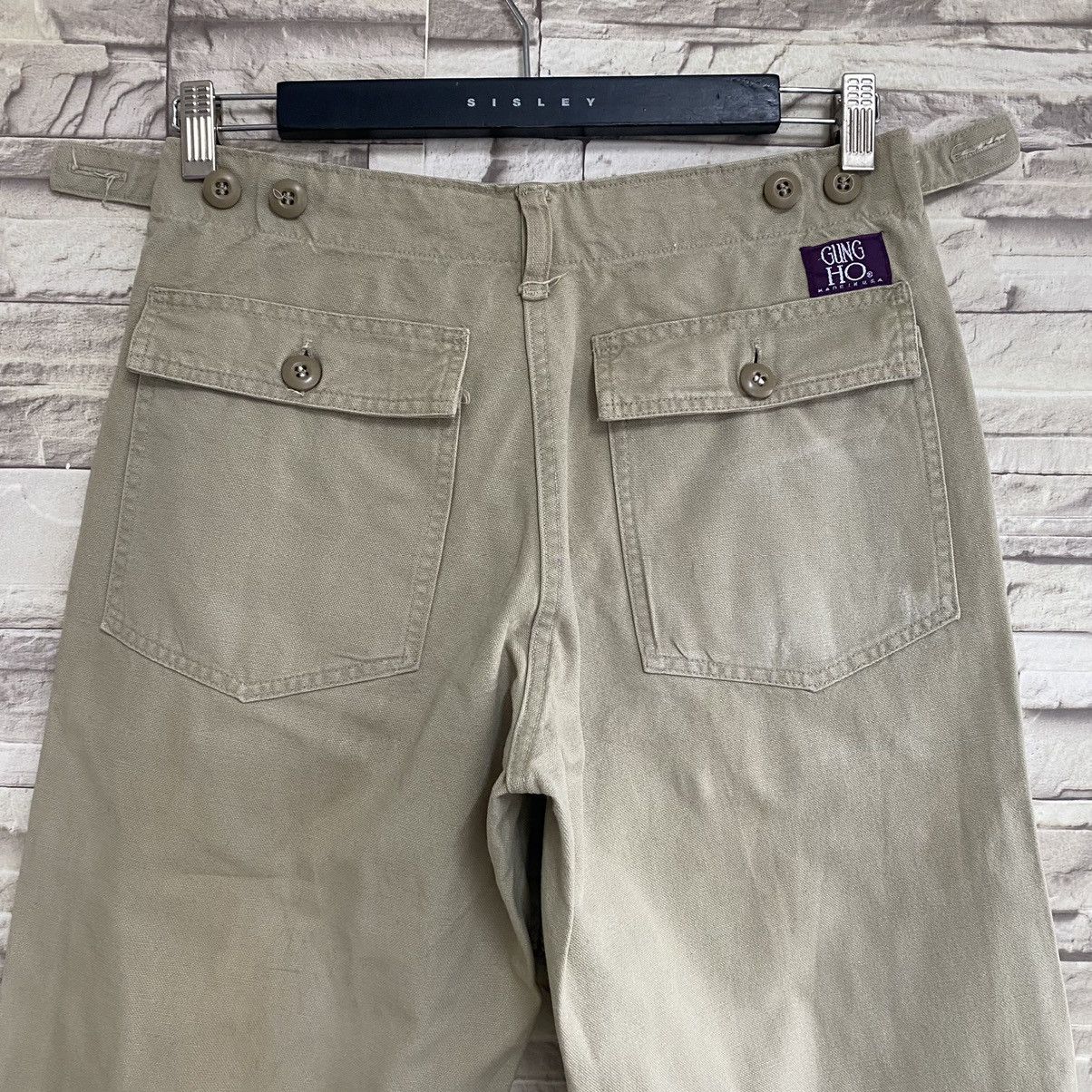 Vintage Japanese Brand GUNG HO Canvas Fatigue Pants Size US 28 / EU 44 - 7 Thumbnail