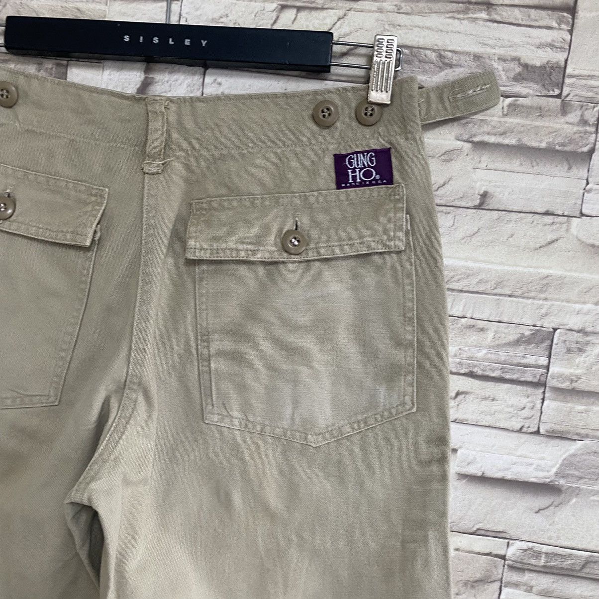 Vintage Japanese Brand GUNG HO Canvas Fatigue Pants Size US 28 / EU 44 - 9 Thumbnail