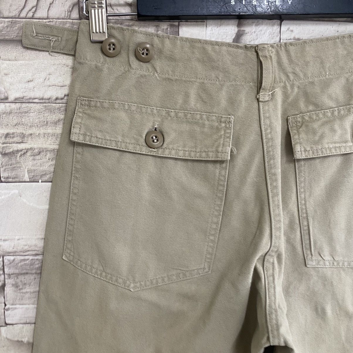 Vintage Japanese Brand GUNG HO Canvas Fatigue Pants Size US 28 / EU 44 - 10 Thumbnail
