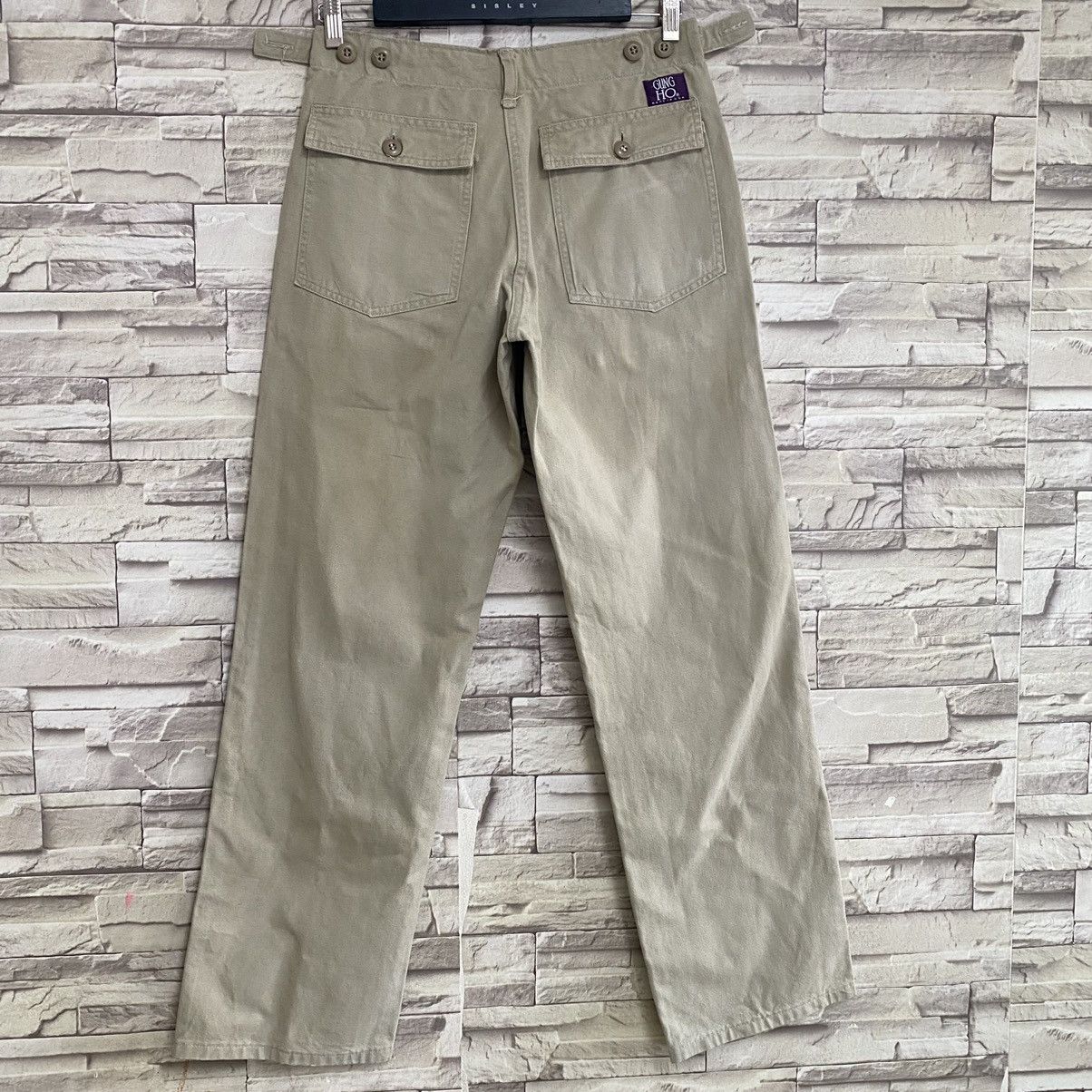 Vintage Japanese Brand GUNG HO Canvas Fatigue Pants Size US 28 / EU 44 - 6 Thumbnail