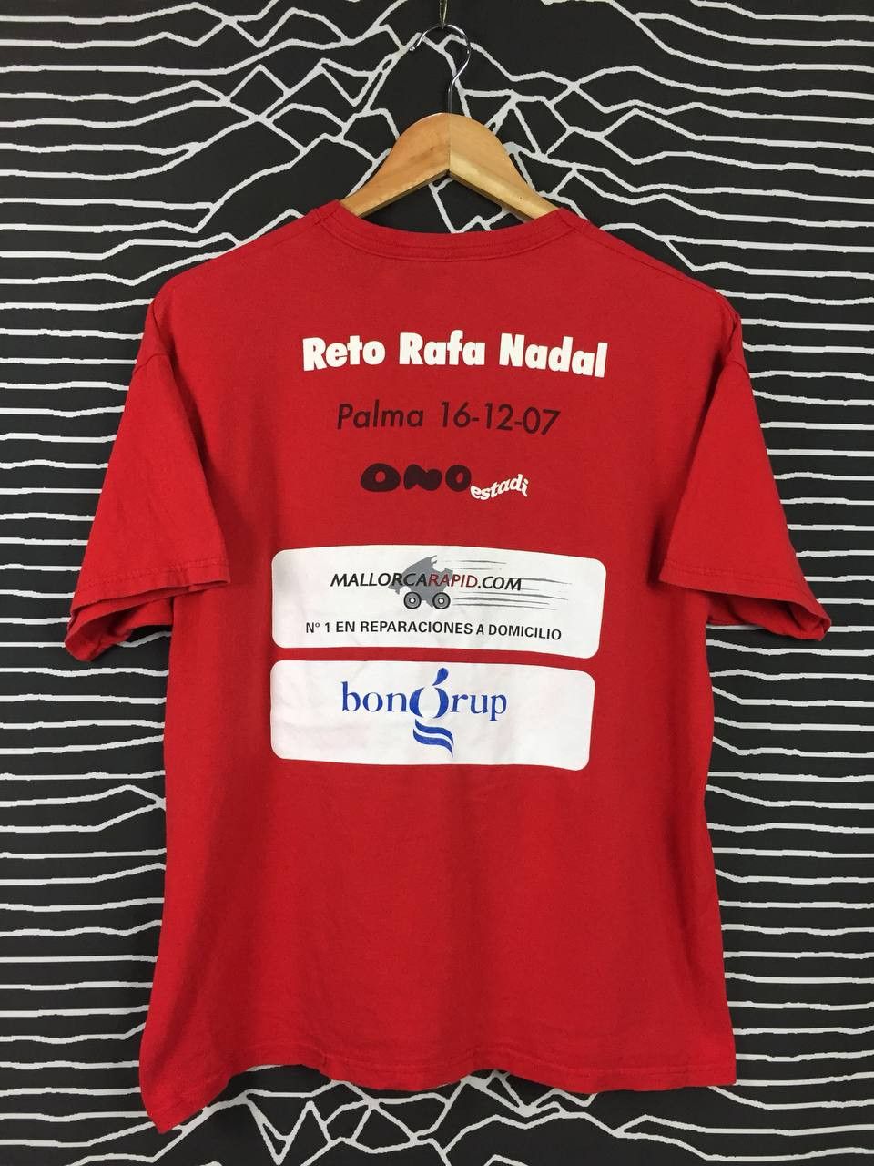 Vintage Vtg Rafael Nadal Tennis Star Photo Tee Size US M / EU 48-50 / 2 - 4 Thumbnail