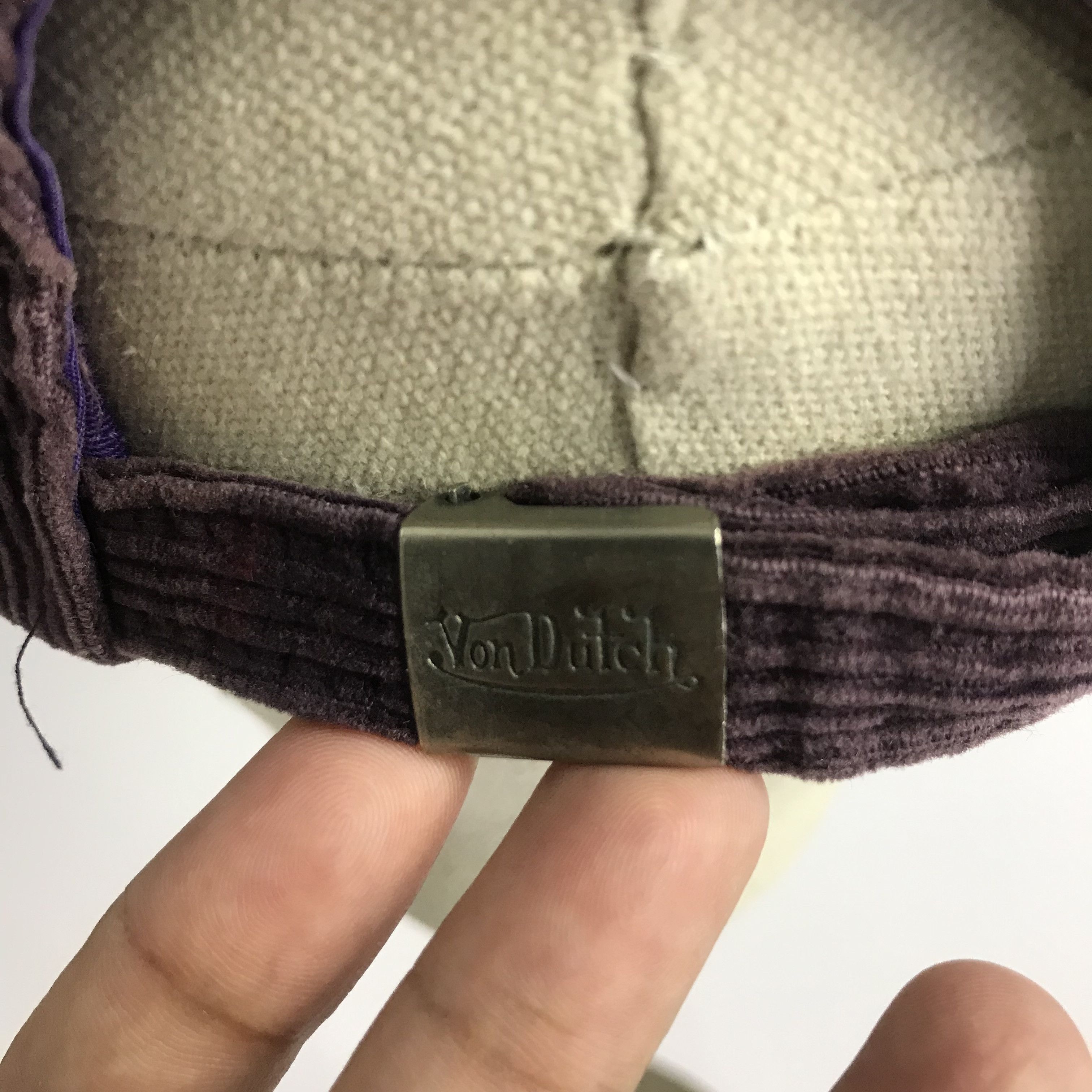 Vintage × Von Dutch Vintage Von Dutch Corduroy Design Trucker Hat Size ONE SIZE - 5 Thumbnail