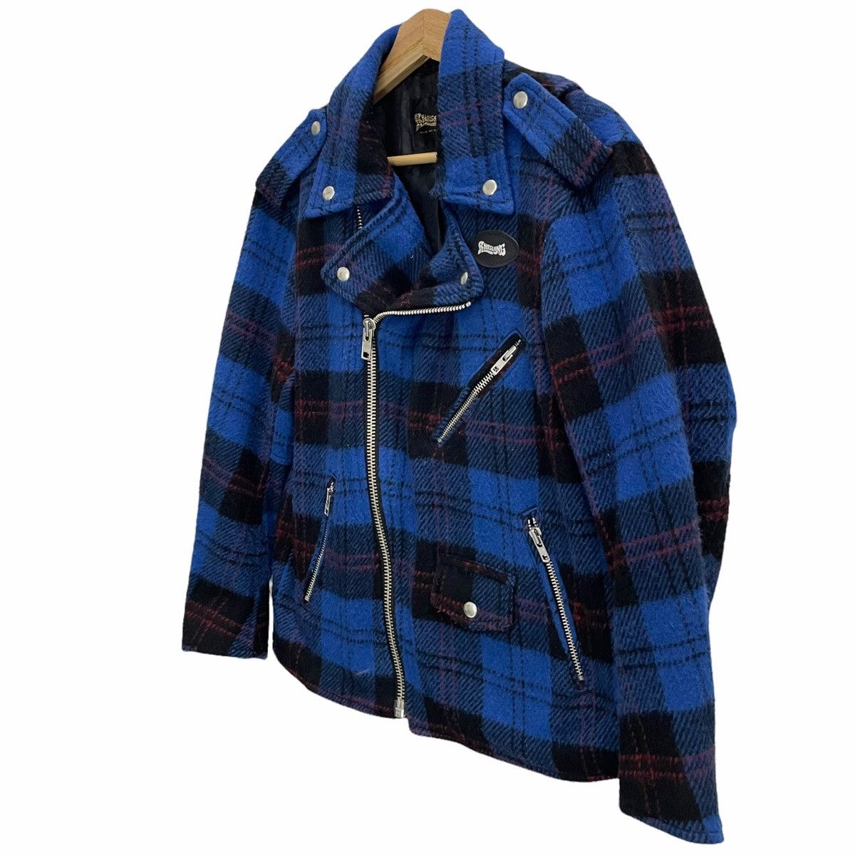 Hysteric Glamour 💥RNA SLANG PERFECTO TARTAN SEDITIONARIES JACKET Size US M / EU 48-50 / 2 - 3 Thumbnail