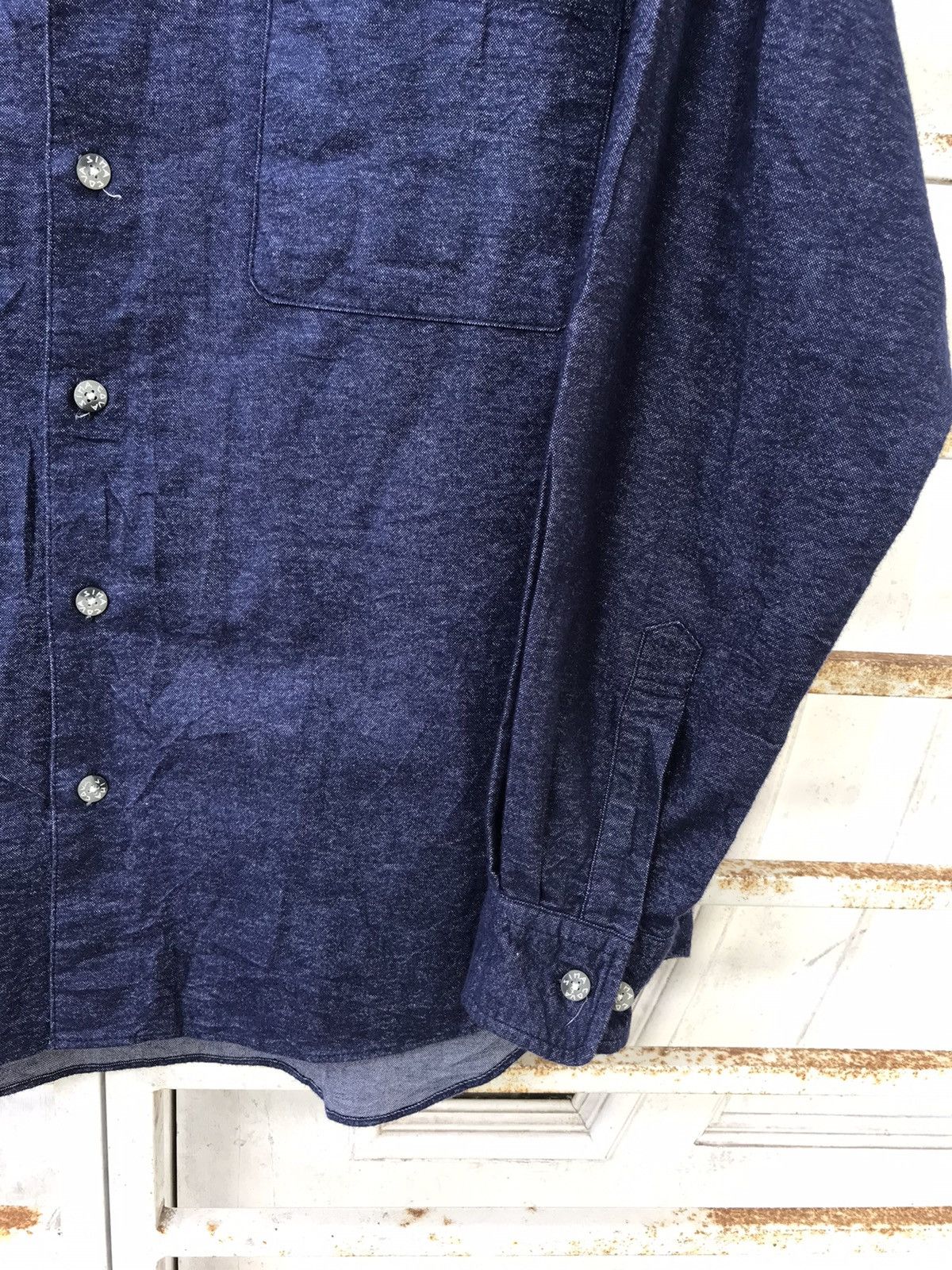 Designer × Japanese Brand SINO COVA Japan Designer Spell Out Embroidery Shirt Size US L / EU 52-54 / 3 - 9 Thumbnail