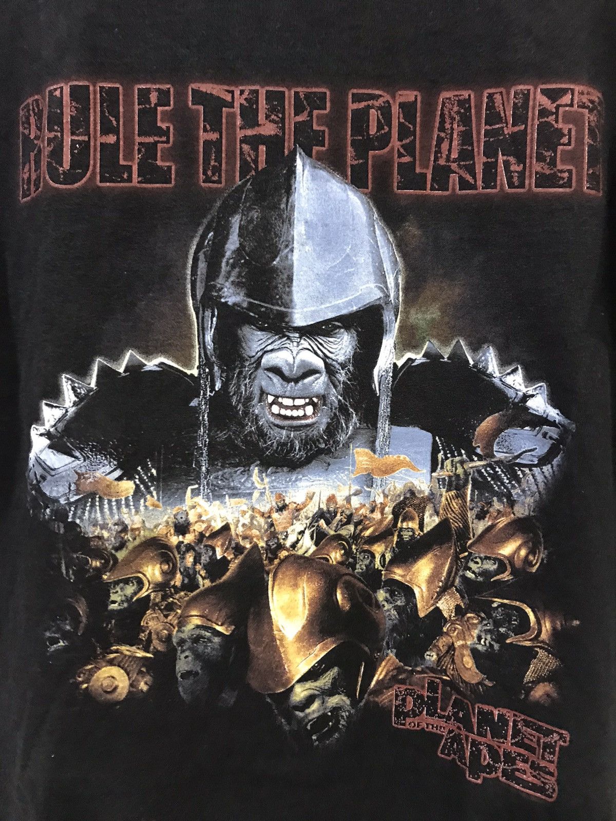 Vintage Vintage 90s PLANET OF THE APES "RULE THE PLANET" Shirt Size US L / EU 52-54 / 3 - 2 Thumbnail