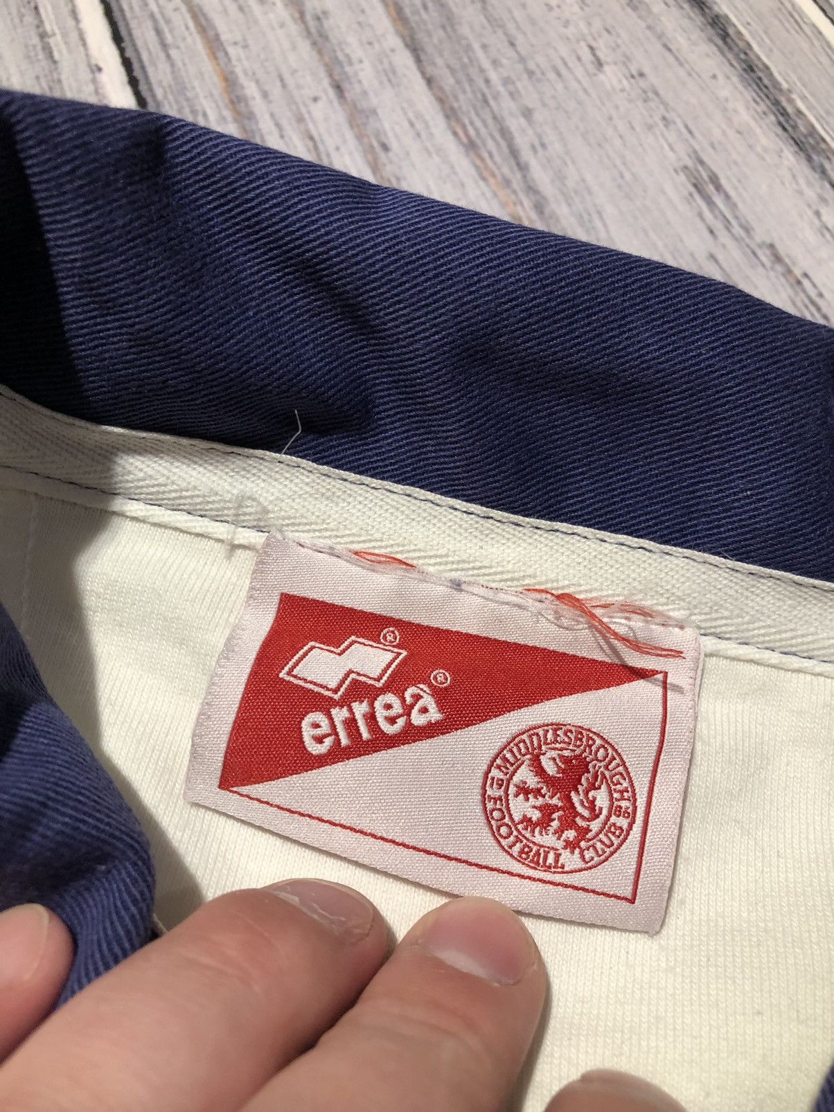 Errea Vintage Errea Middlesbrough 90s Polo Shirt Long Sleeve Size US M / EU 48-50 / 2 - 5 Thumbnail