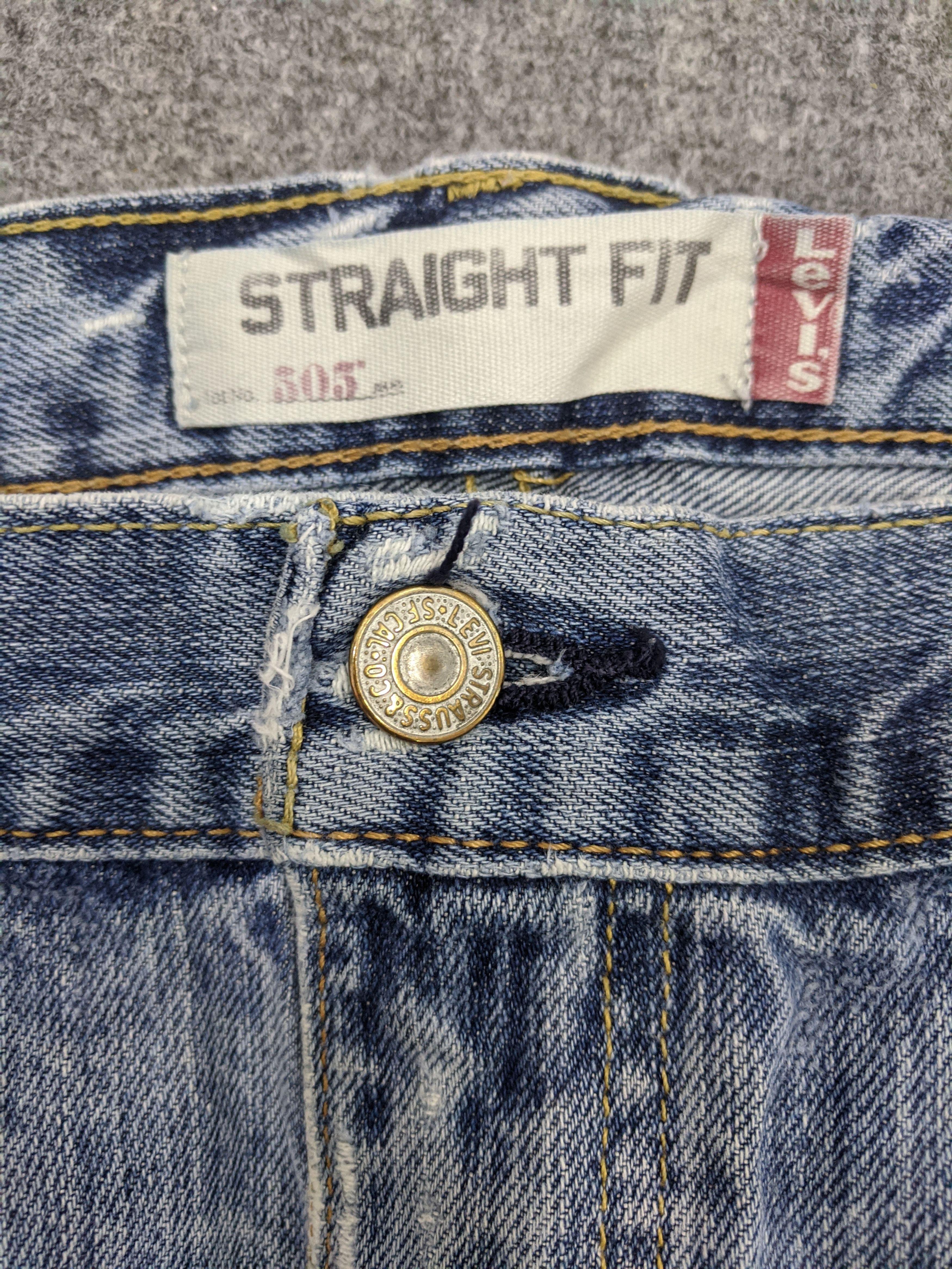 Levi's Vintage Levis 505 Light Wash Jeans DP1013 Size US 36 / EU 52 - 7 Thumbnail