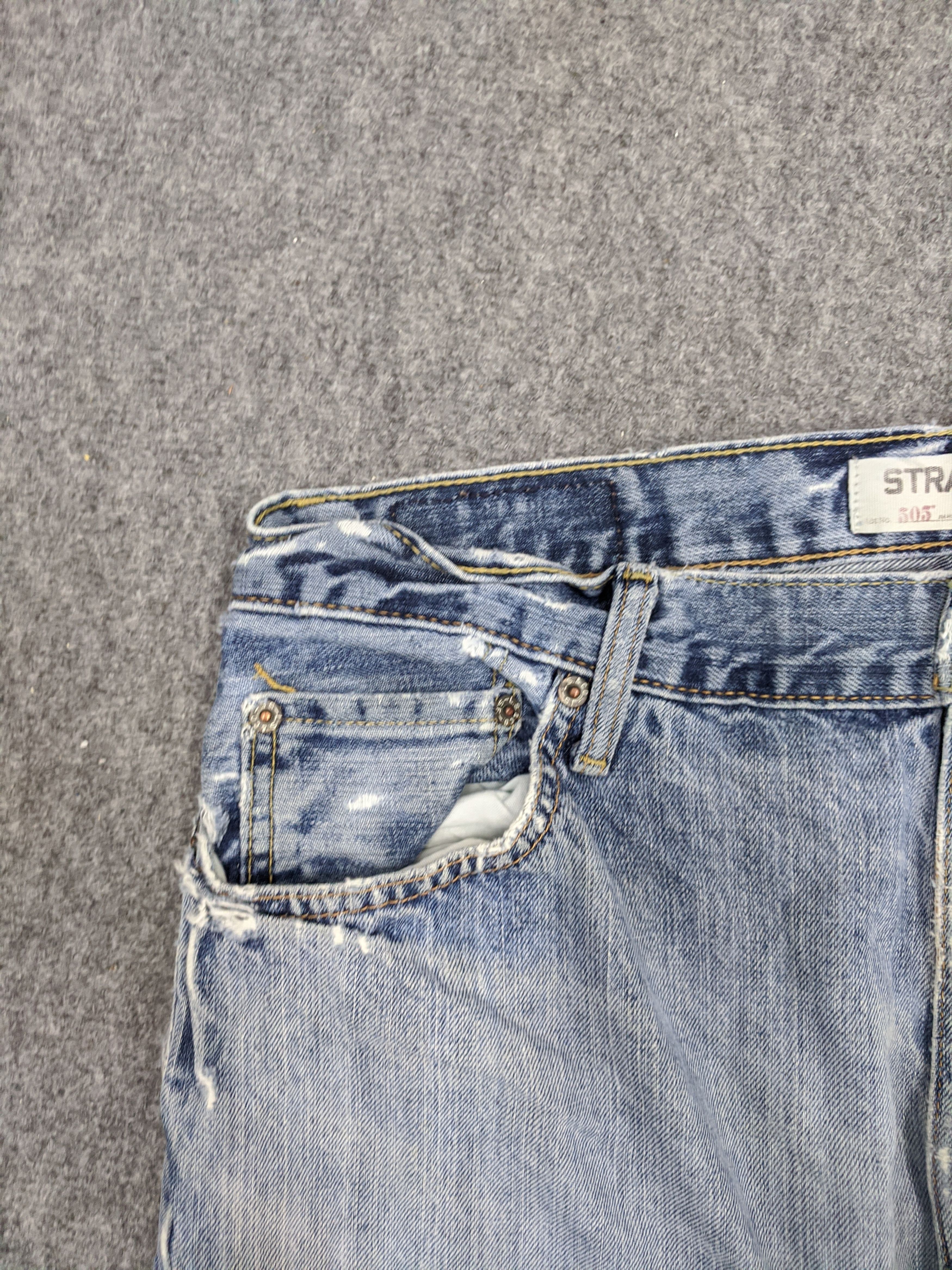 Levi's Vintage Levis 505 Light Wash Jeans DP1013 Size US 36 / EU 52 - 6 Thumbnail