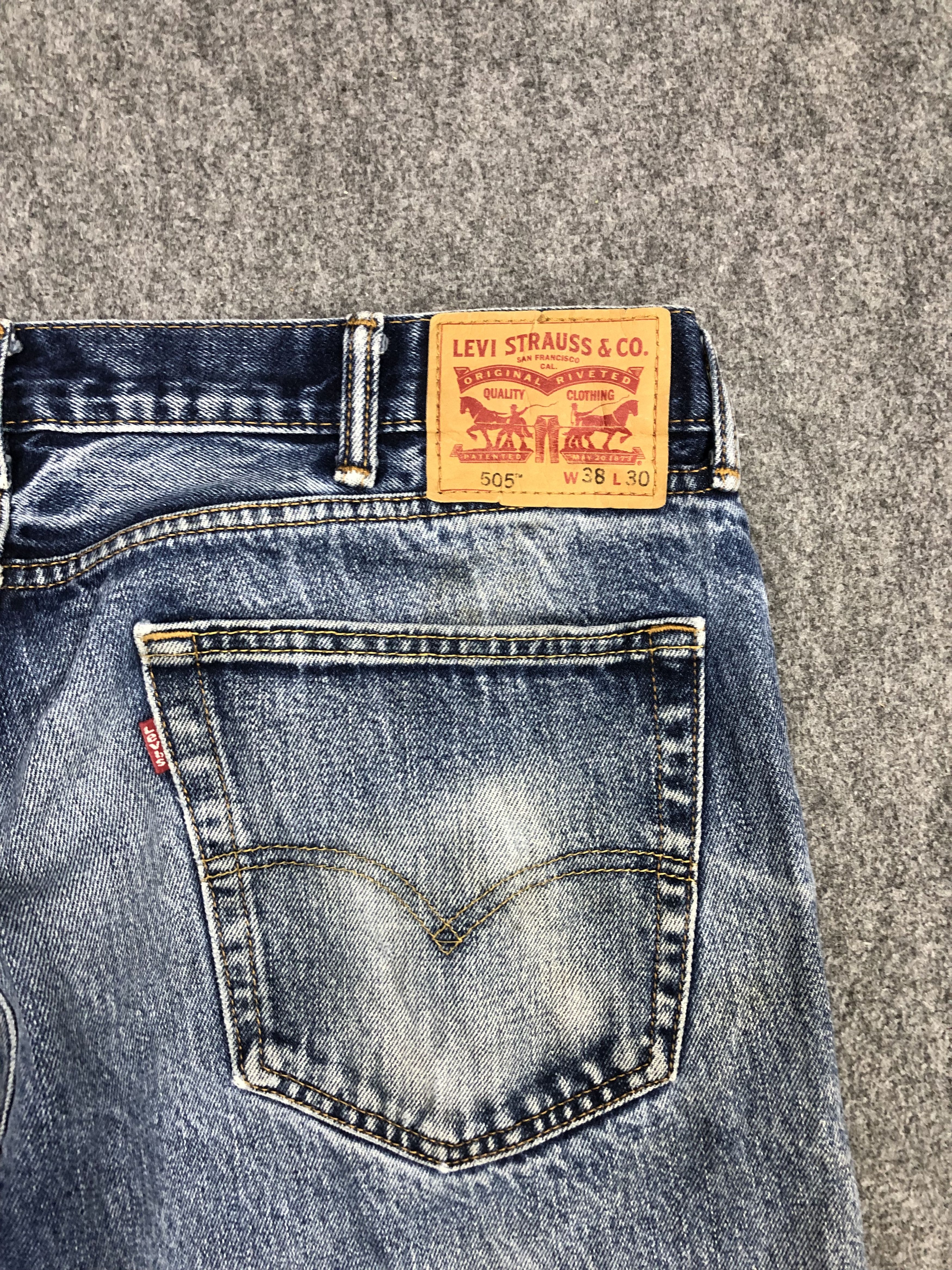 Levi's Vintage Levis 505 Jeans DP1006 Size US 40 / EU 56 - 14 Thumbnail