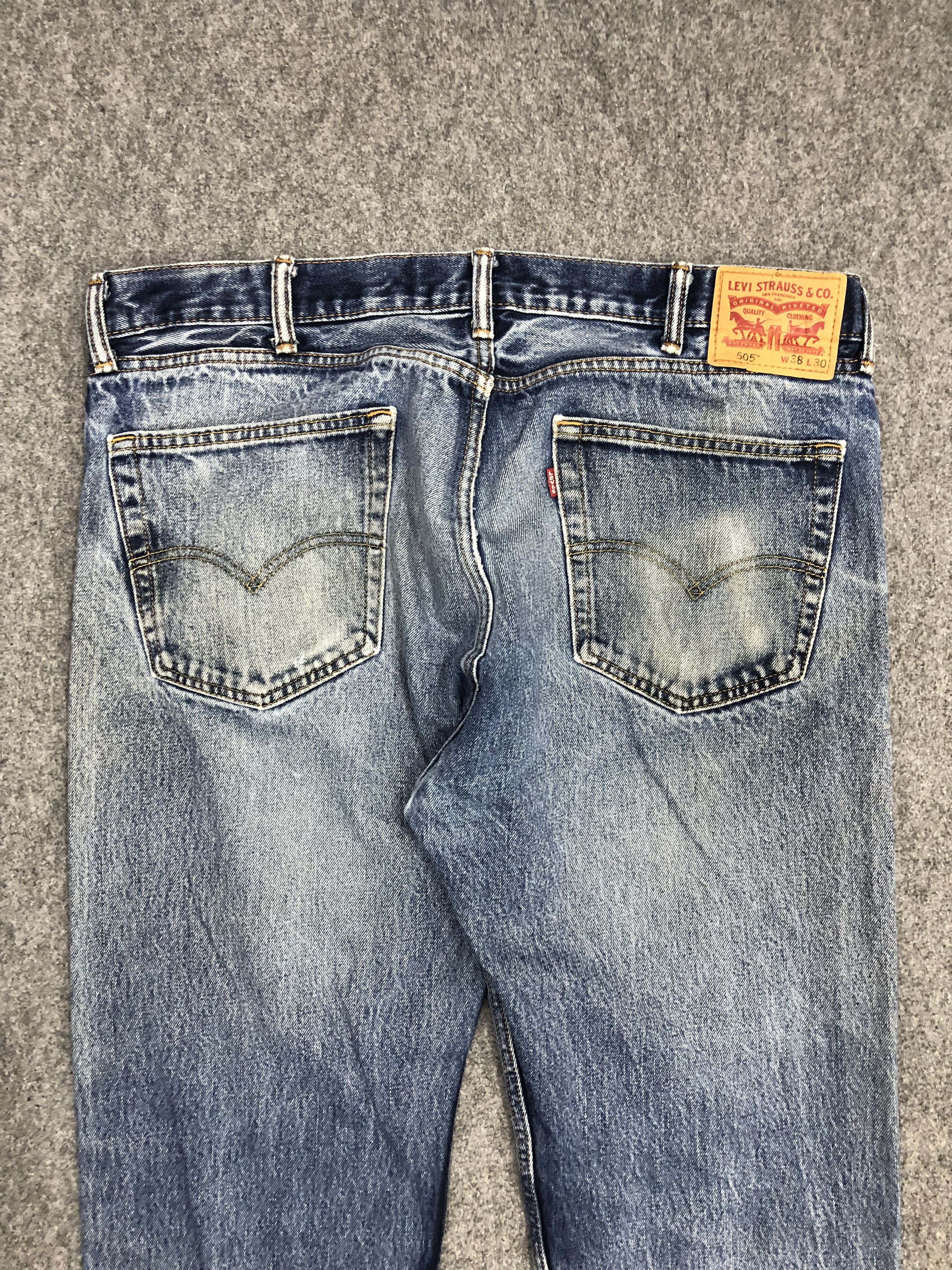 Levi's Vintage Levis 505 Jeans DP1006 Size US 40 / EU 56 - 4 Thumbnail