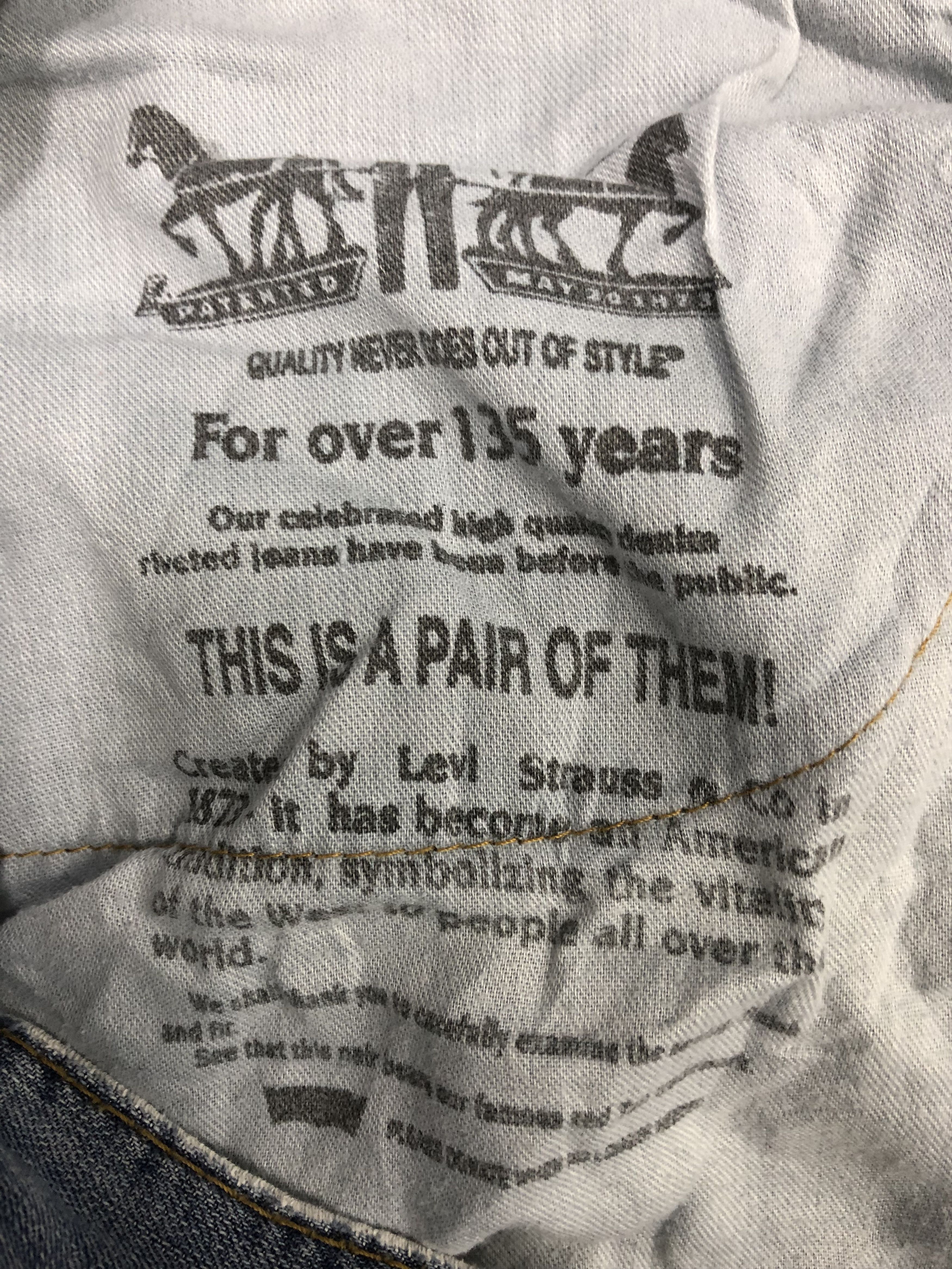 Levi's × Vintage Vintage Levis 505 Light Wash Jeans DP0997 Size US 37 - 14 Thumbnail