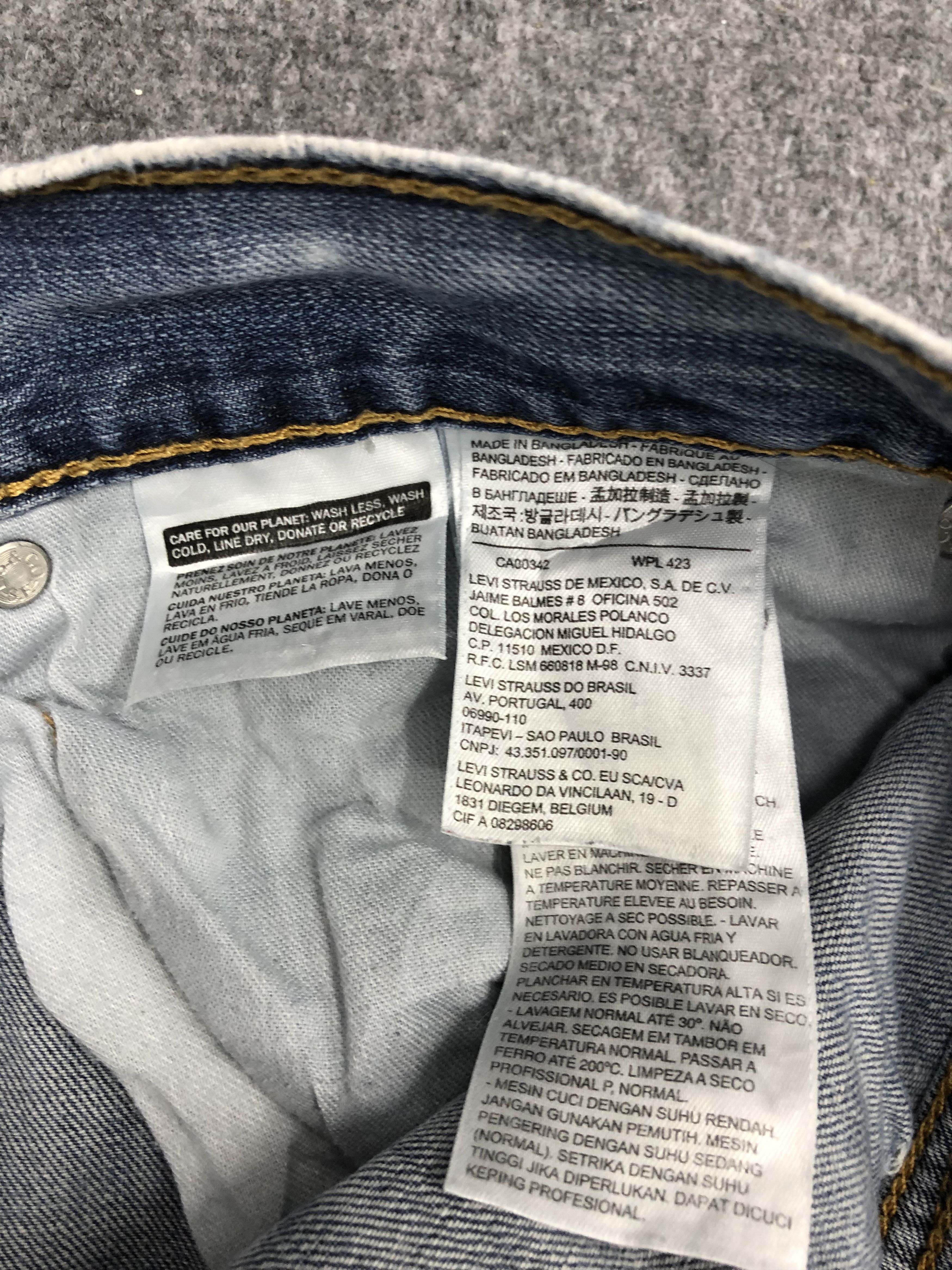 Levi's × Vintage Vintage Levis 505 Light Wash Jeans DP0997 Size US 37 - 6 Thumbnail