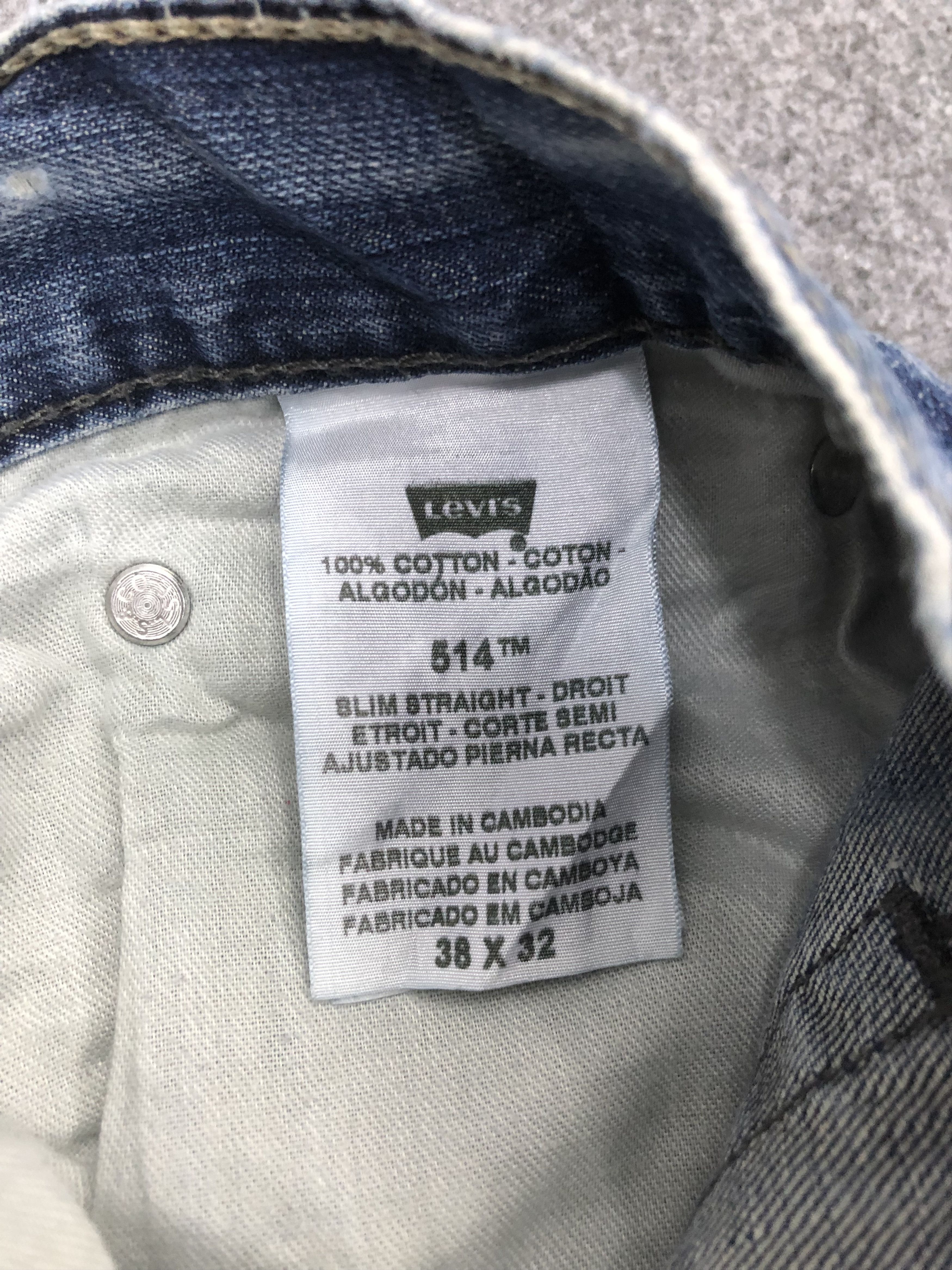 Levi's Vintage Levis 514 Jeans DP1035 Size US 39 - 6 Thumbnail