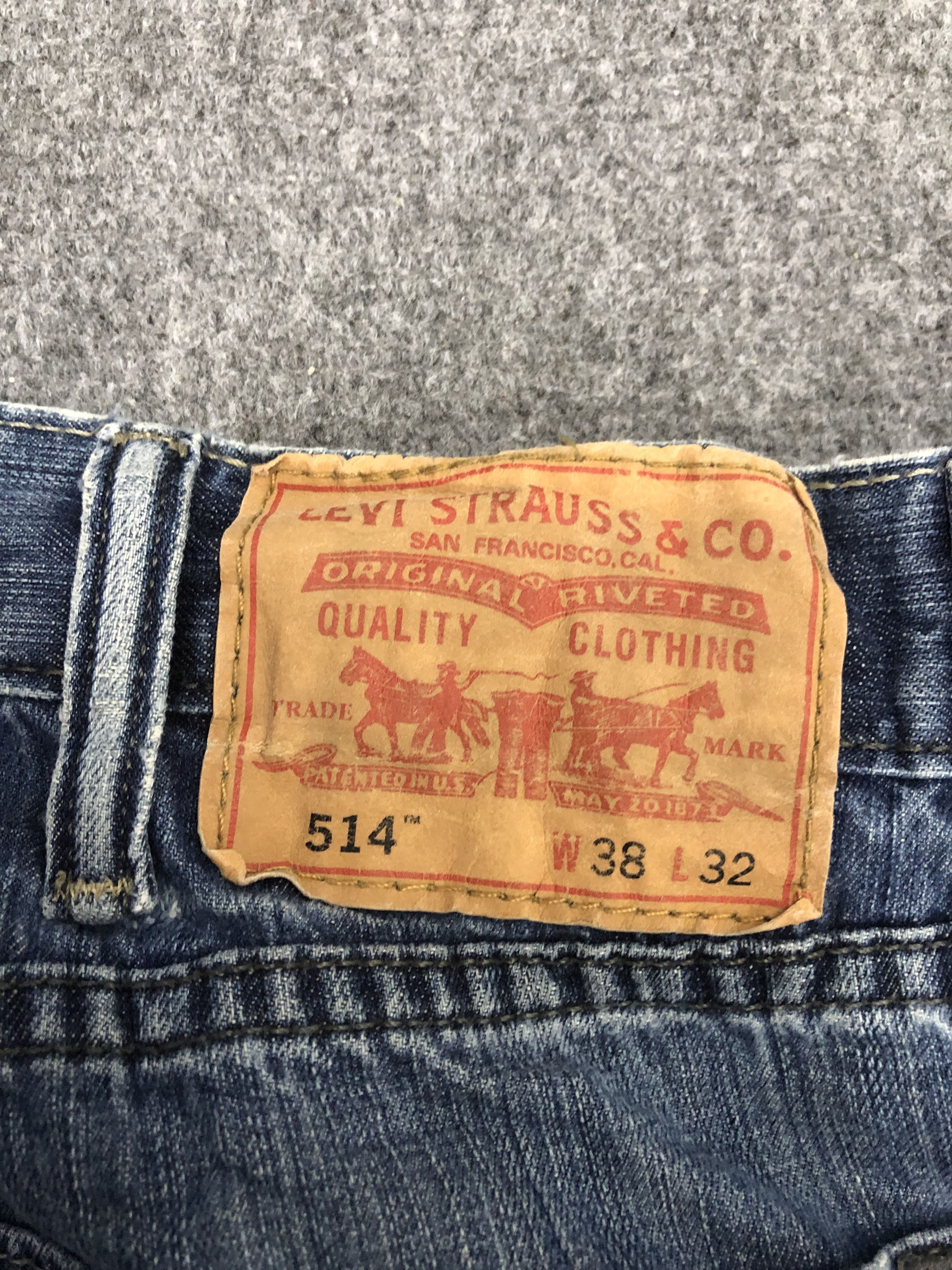 Levi's Vintage Levis 514 Jeans DP1035 Size US 39 - 5 Thumbnail