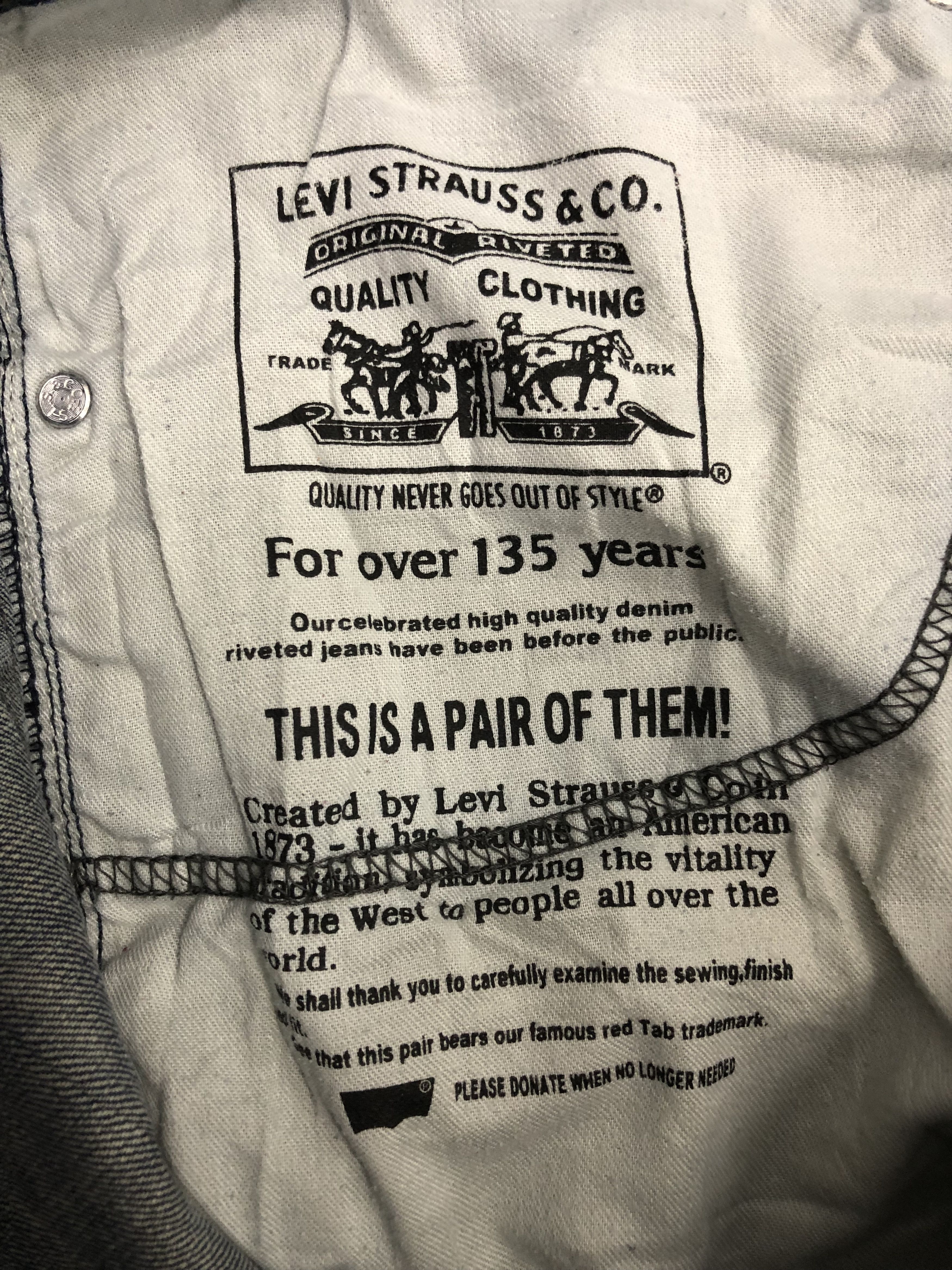 Levi's Vintage Levis 514 Jeans DP1035 Size US 39 - 16 Thumbnail