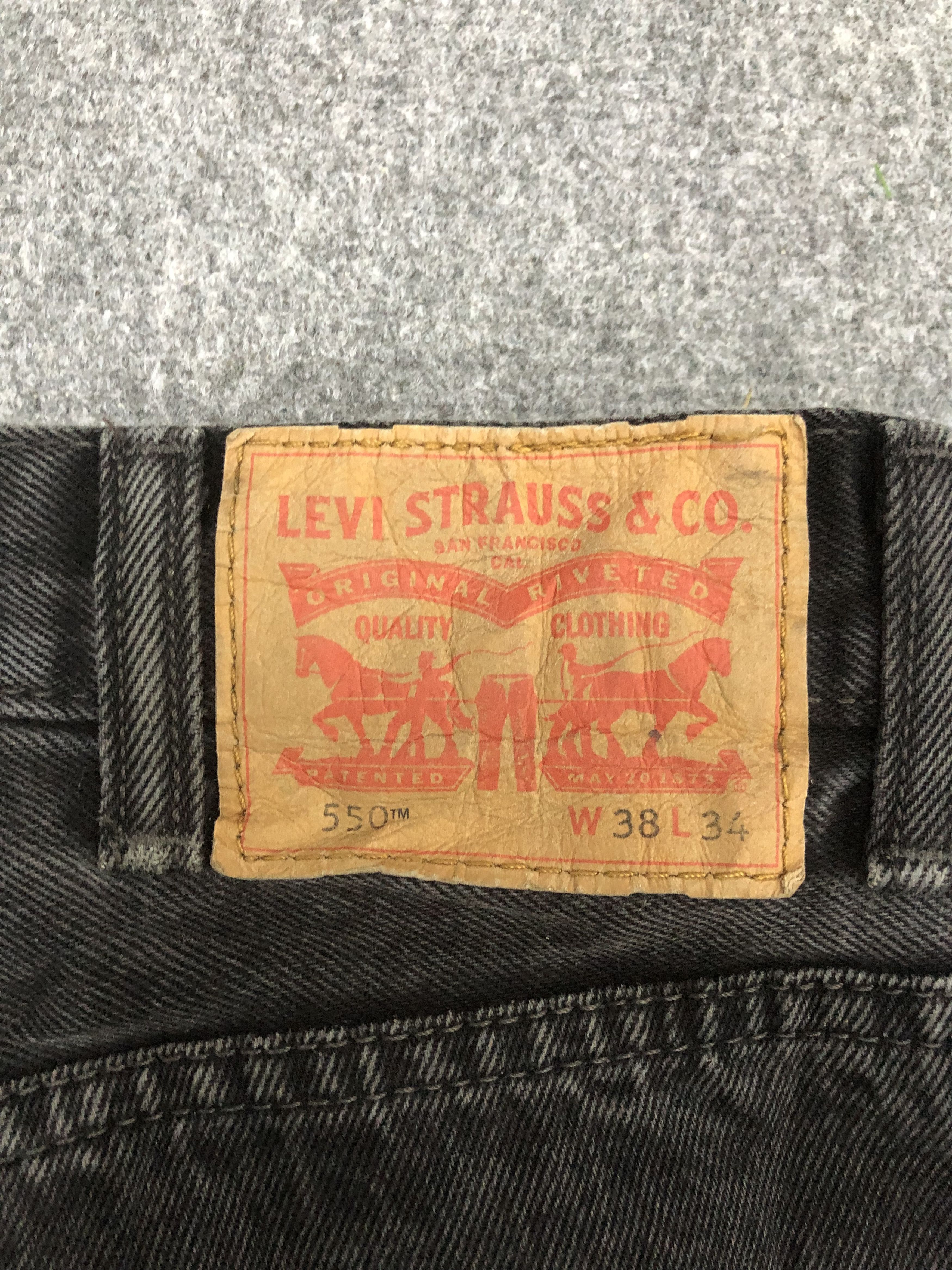 Levi's × Vintage Vintage Levis 550 Jeans DP1033 Size US 37 - 5 Thumbnail