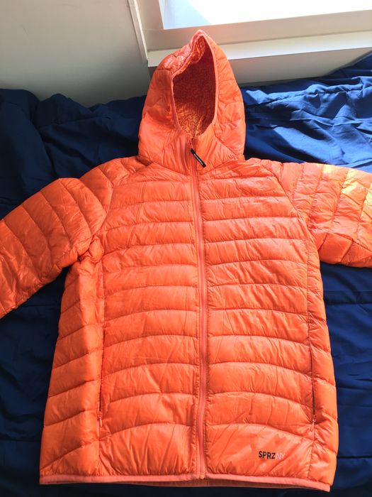 Uniqlo SPRZ NY x Keith Haring Light Down Jacket (Orange) | Grailed