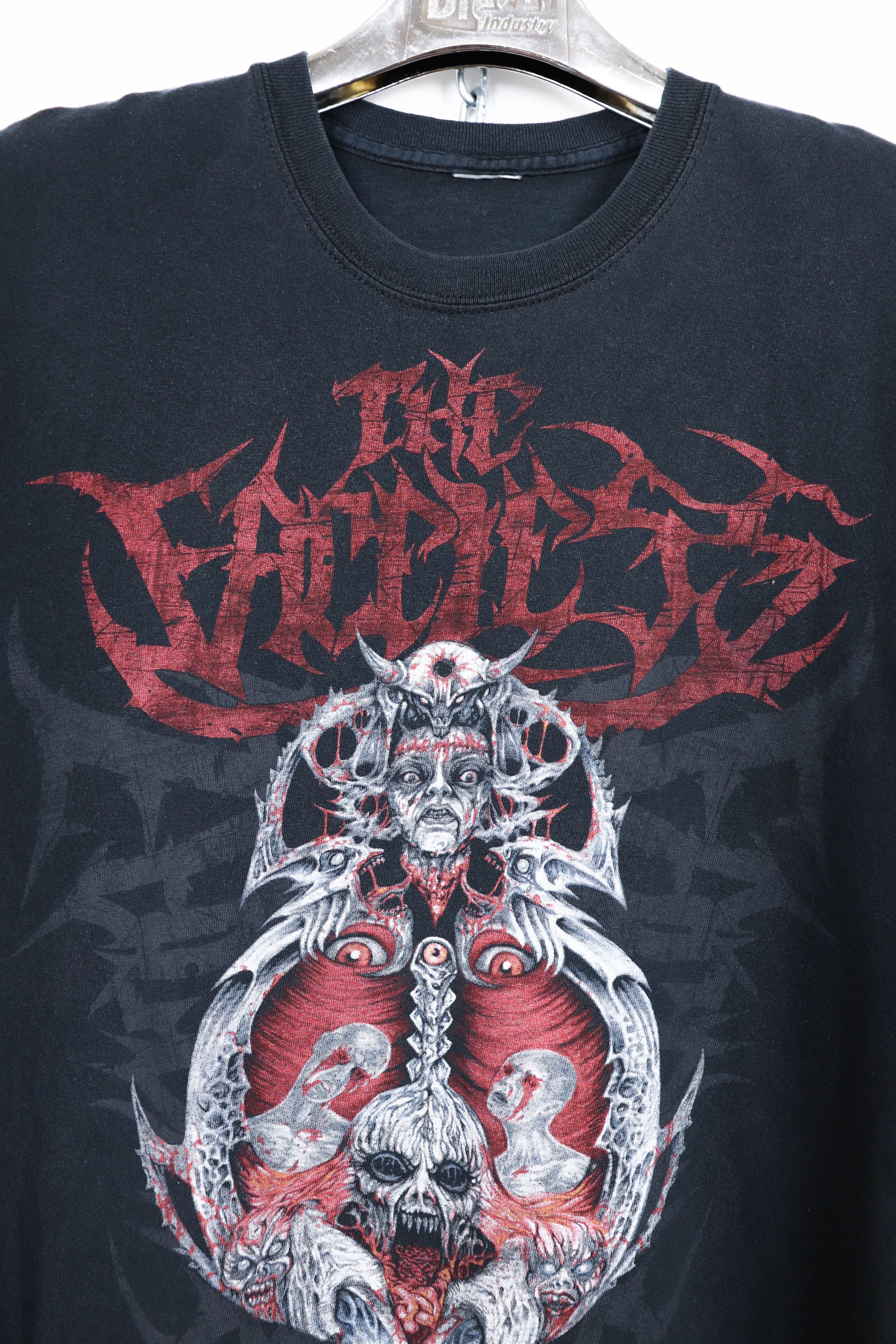 Band Tees The Faceless Vintage Death Metal Rock Distressed Tour Tee Size US L / EU 52-54 / 3 - 3 Thumbnail