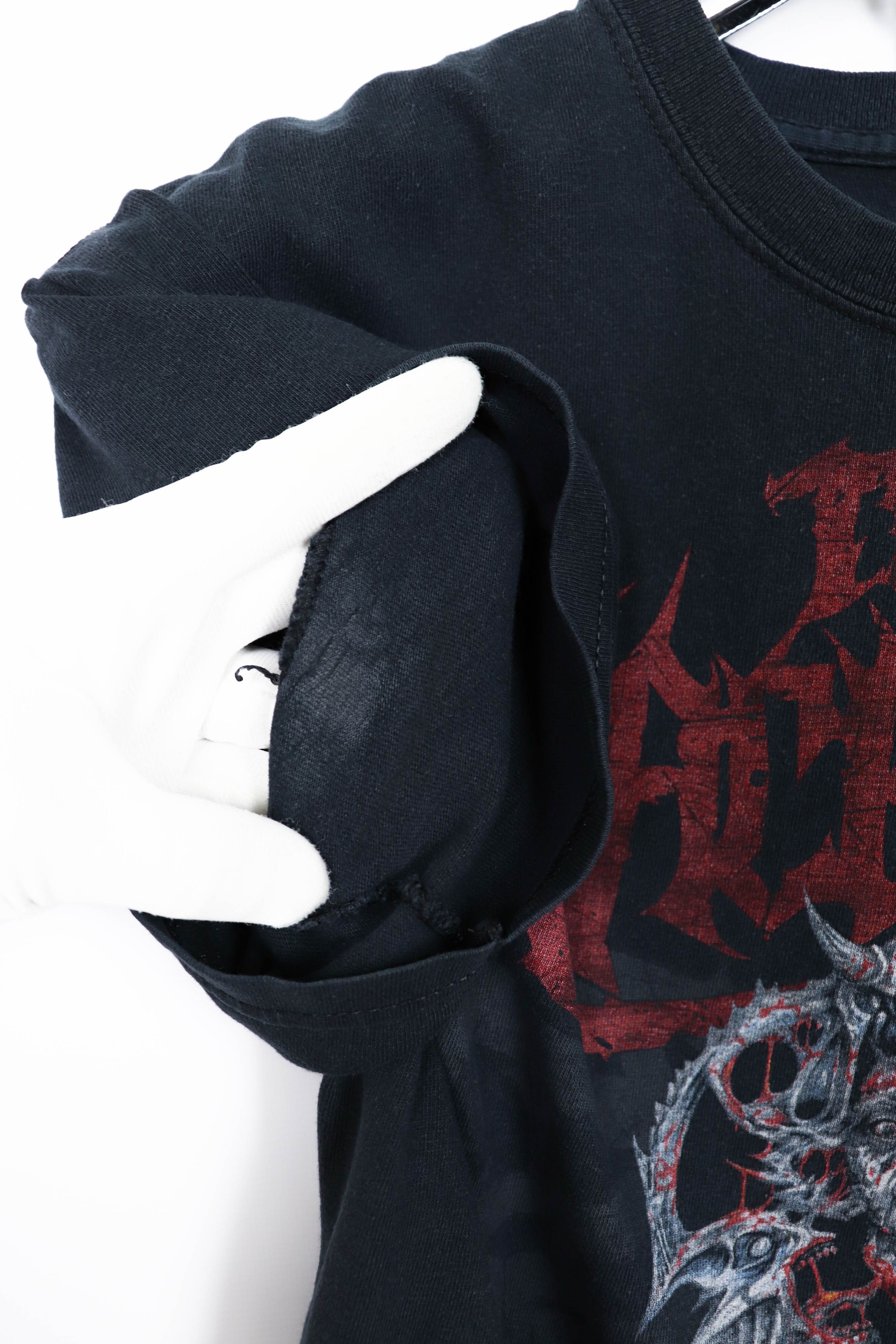 Band Tees The Faceless Vintage Death Metal Rock Distressed Tour Tee Size US L / EU 52-54 / 3 - 7 Thumbnail