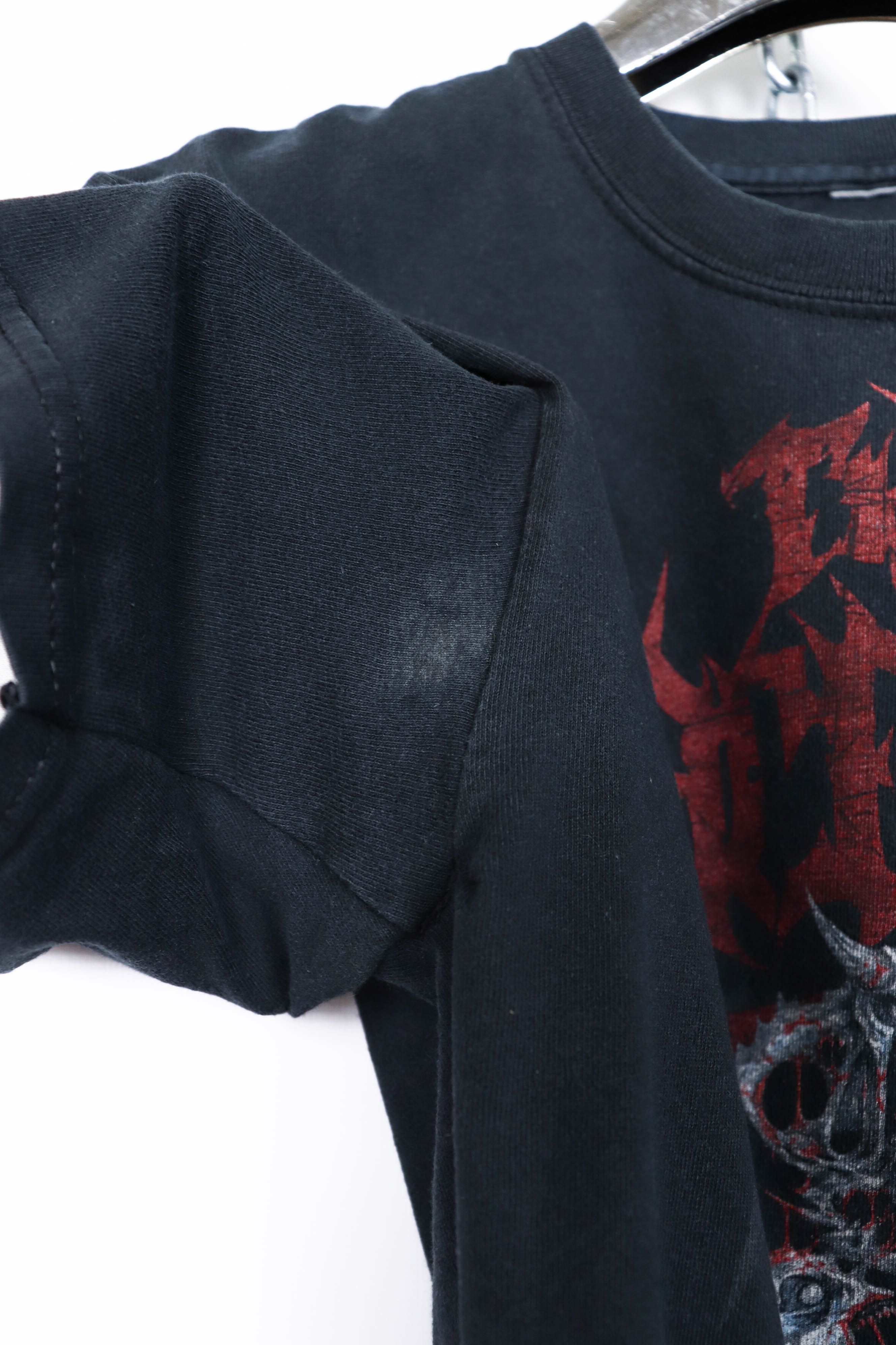 Band Tees The Faceless Vintage Death Metal Rock Distressed Tour Tee Size US L / EU 52-54 / 3 - 6 Thumbnail