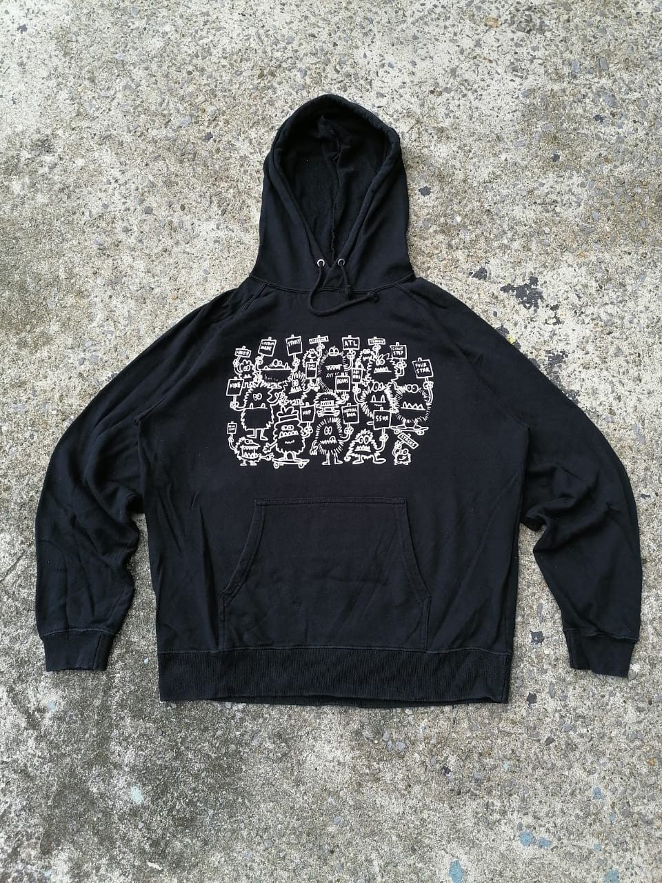 Beams Plus Beams Doodles All Streetwear Hype Pullover Hoodie Size US M / EU 48-50 / 2 - 1 Thumbnail