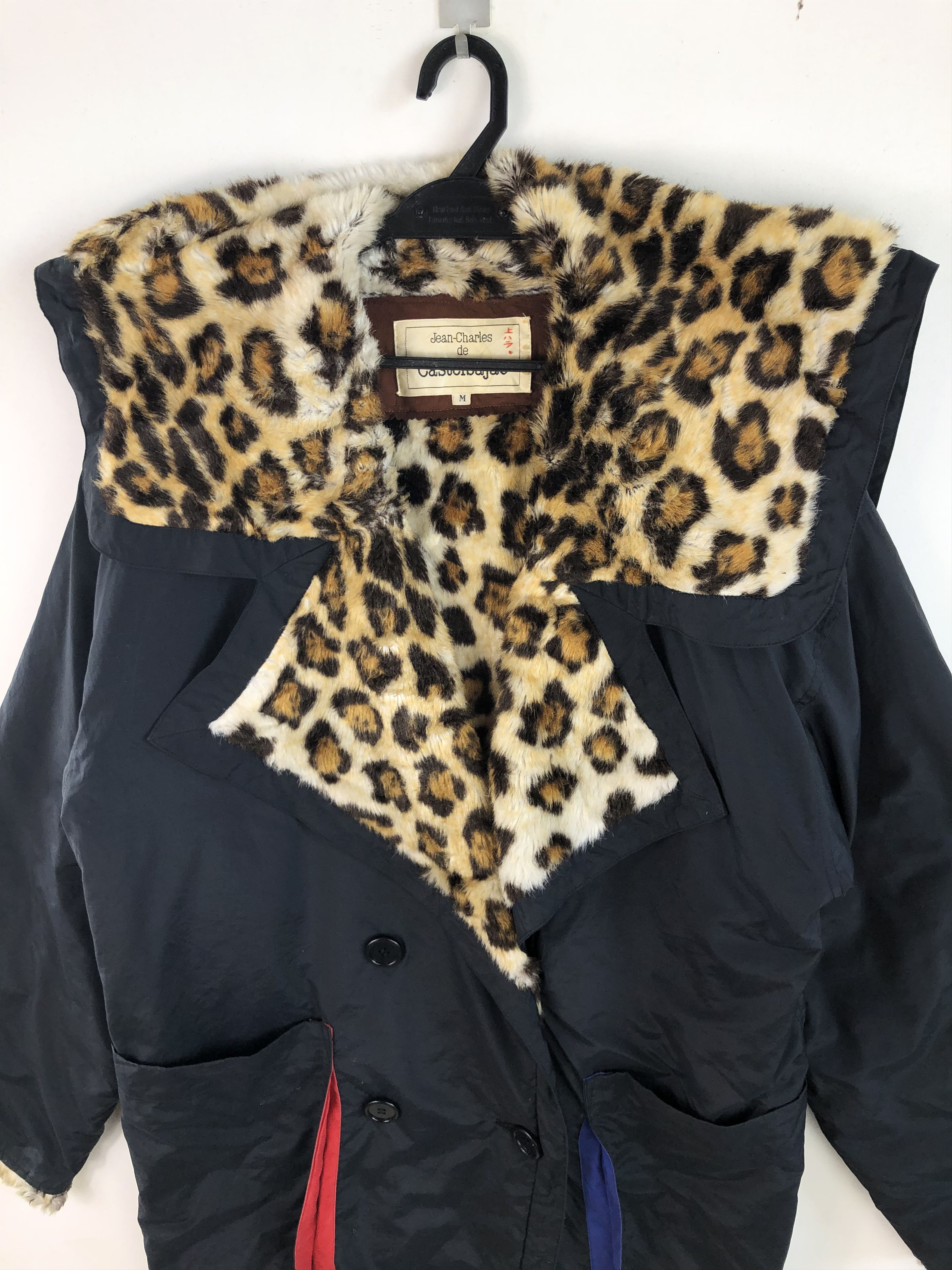 Jean Charles De Castelbajac RARE🔥VINTAGE CASTELBAJAC LEOPARD OVERCOAT Size US L / EU 52-54 / 3 - 5 Thumbnail