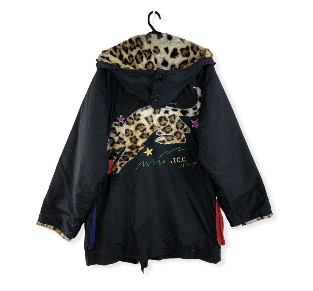 Jean Charles De Castelbajac RARE🔥VINTAGE CASTELBAJAC LEOPARD OVERCOAT Size US L / EU 52-54 / 3 - 4 Thumbnail