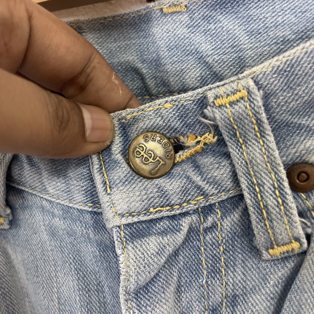 Lee Vintage 90s Lee Distressed Denim Pants Size US 28 / EU 44 - 5 Thumbnail
