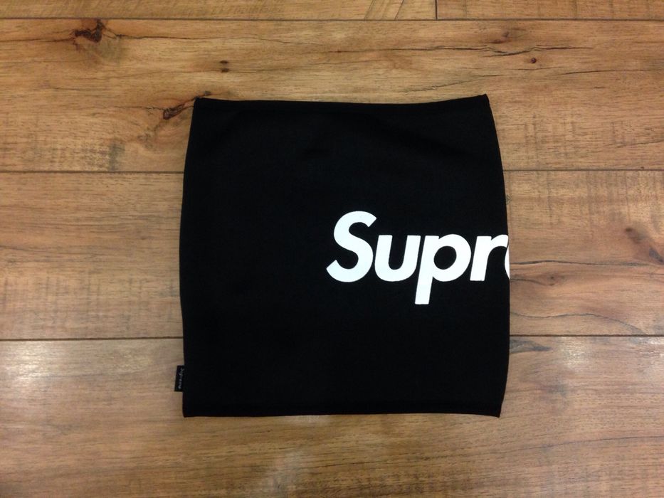 Supreme Fleece Neck Gaiter Black Grailed