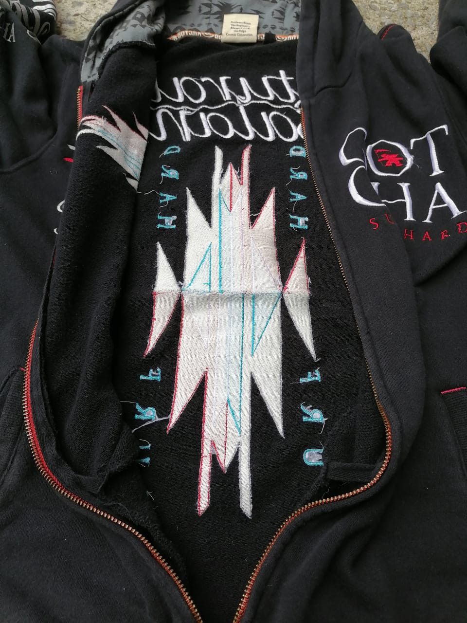 Gotcha Gotcha Embroidered Zipper Hoodie Size US S / EU 44-46 / 1 - 5 Thumbnail