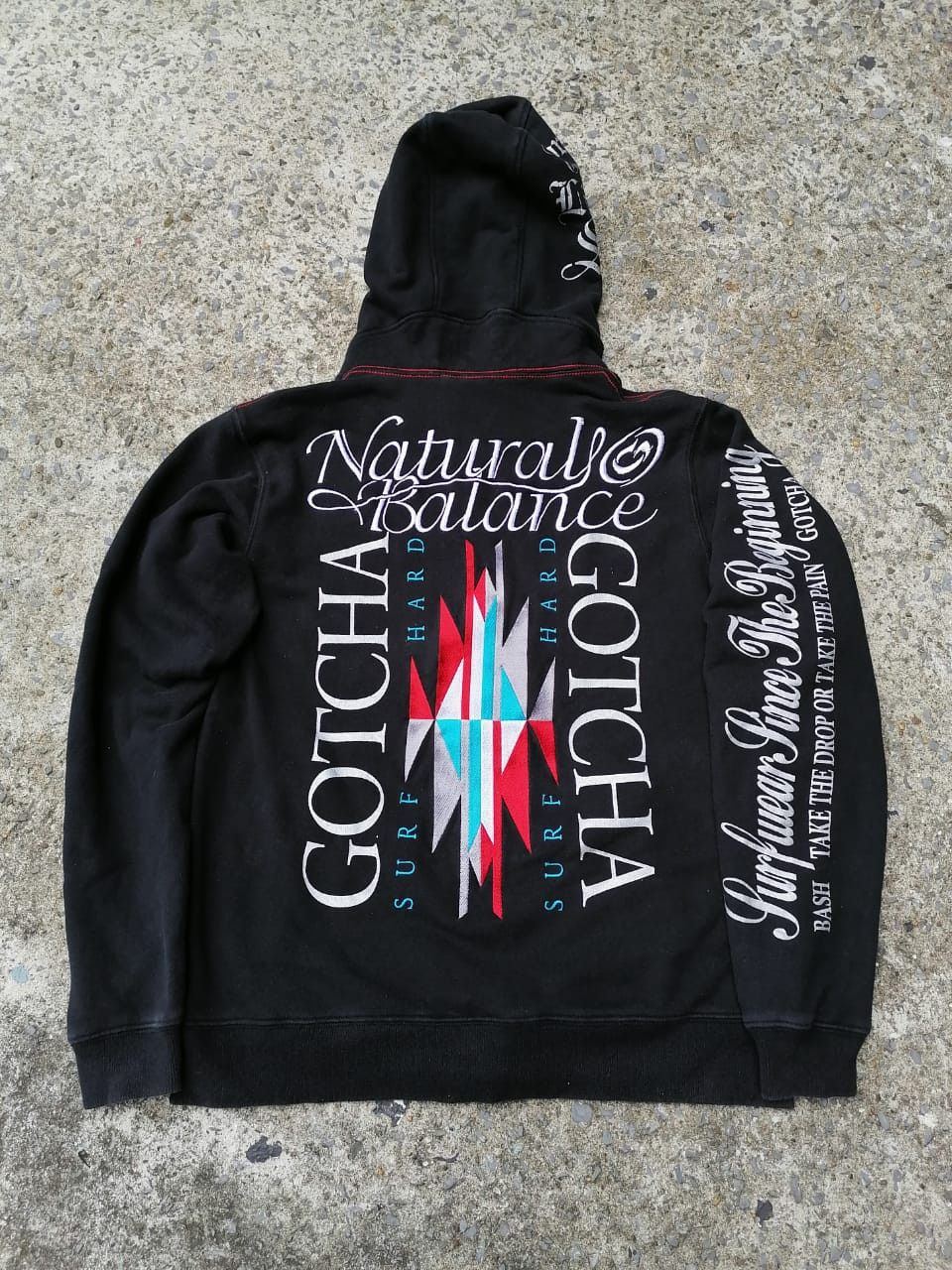Gotcha Gotcha Embroidered Zipper Hoodie Size US S / EU 44-46 / 1 - 1 Thumbnail