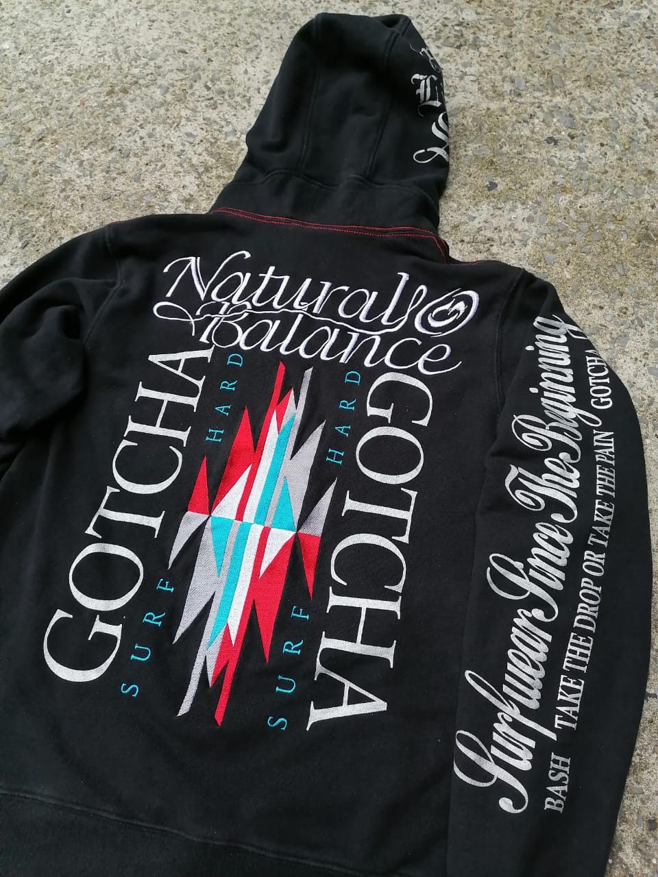 Gotcha Gotcha Embroidered Zipper Hoodie Size US S / EU 44-46 / 1 - 10 Thumbnail