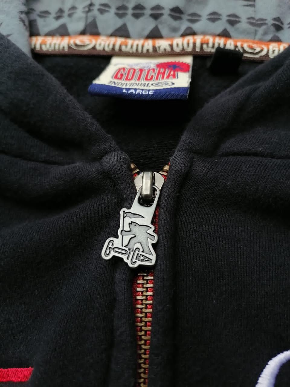 Gotcha Gotcha Embroidered Zipper Hoodie Size US S / EU 44-46 / 1 - 6 Thumbnail