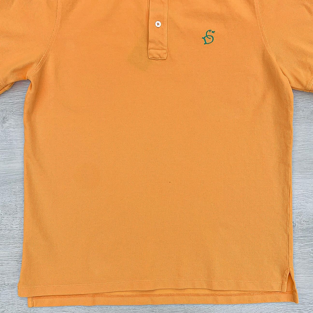 Drake's DRAKE'S Duck Logo Embroidered Cotton Polo Shirt Yellow Size US S / EU 44-46 / 1 - 4 Thumbnail
