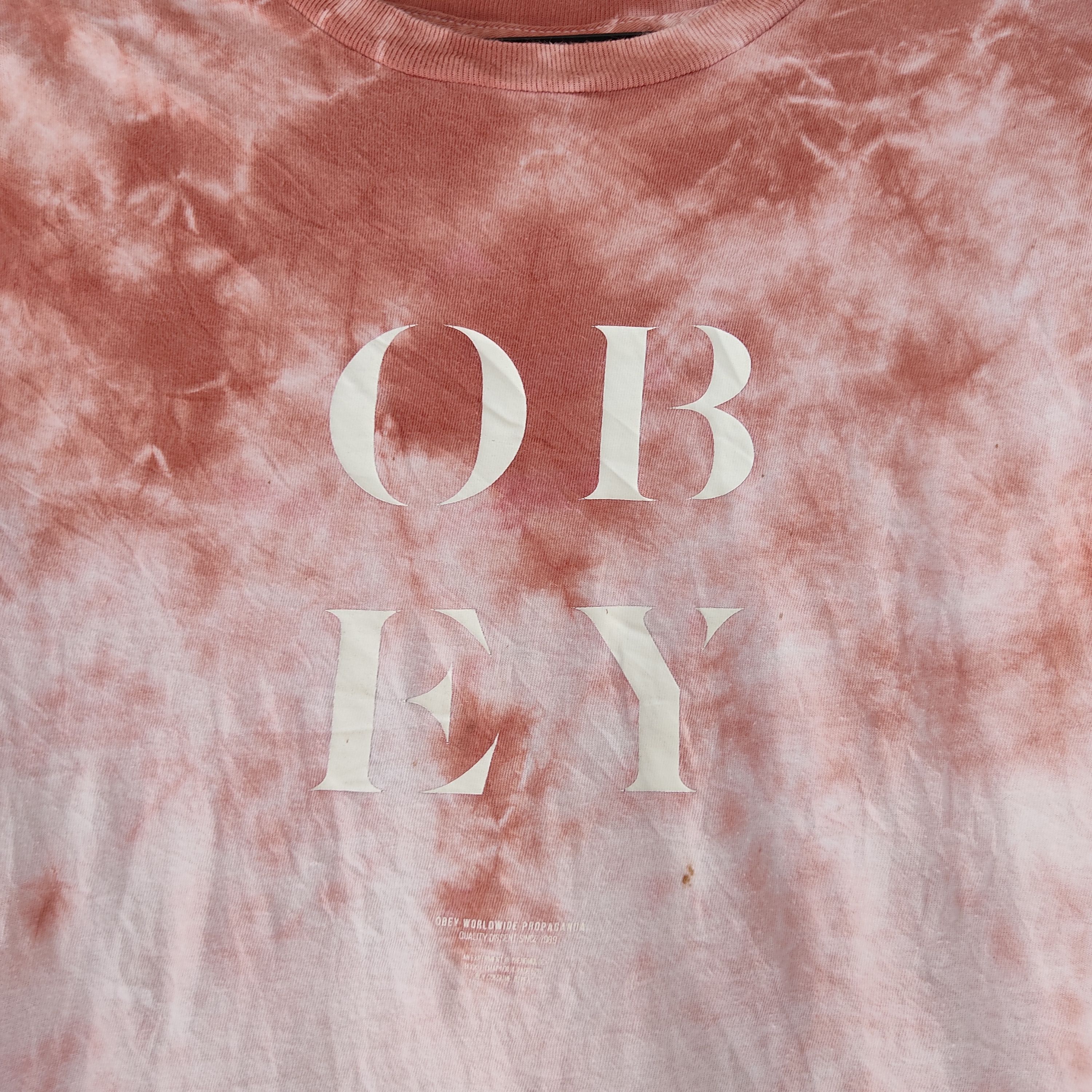 Obey Obey Worldwide Propaganda Tye Dye Long Sleeve Size US S / EU 44-46 / 1 - 2 Thumbnail