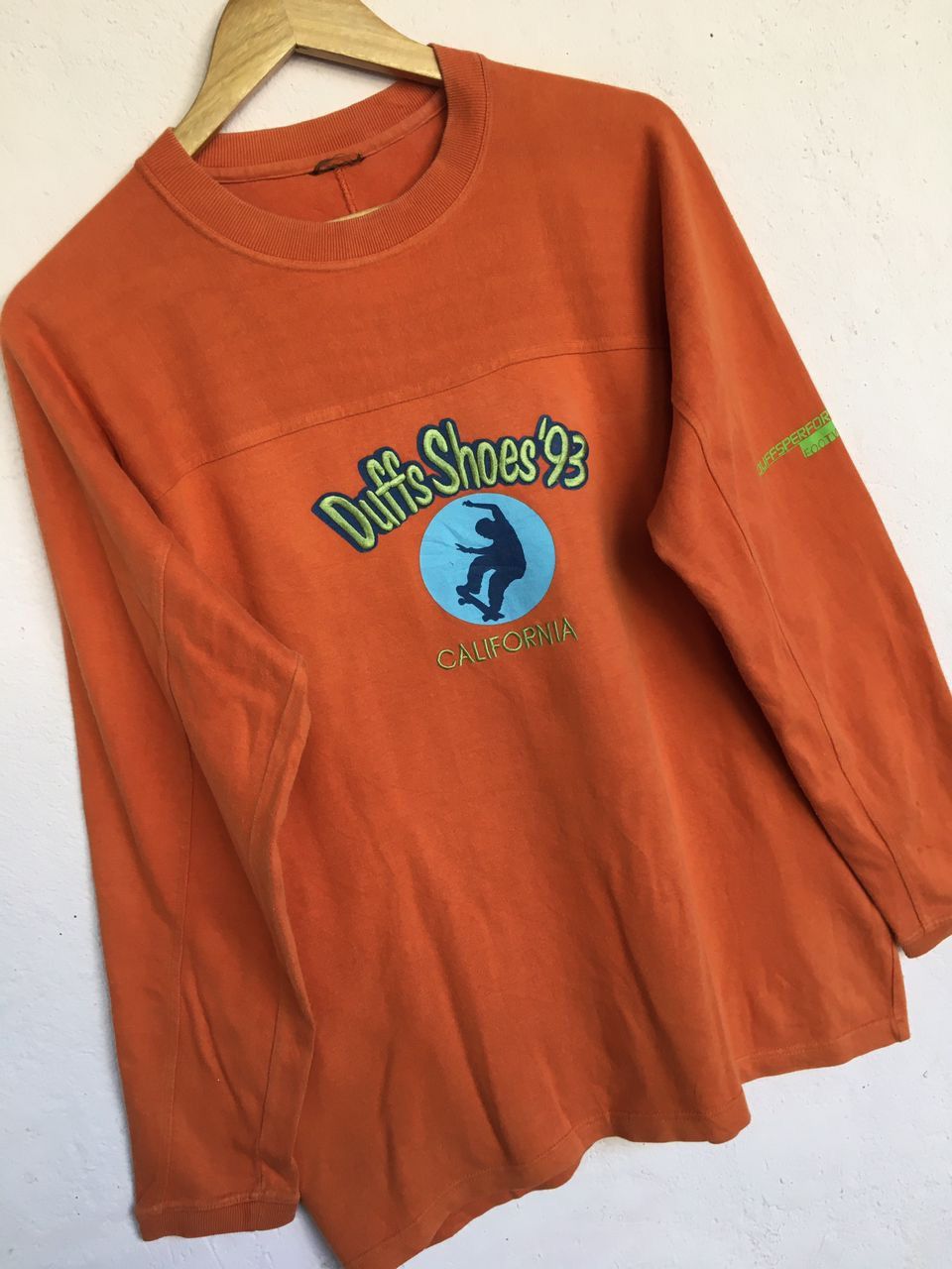 Vintage Duffs Shoes’3 Skateboard California sweaters Size US L / EU 52-54 / 3 - 3 Thumbnail