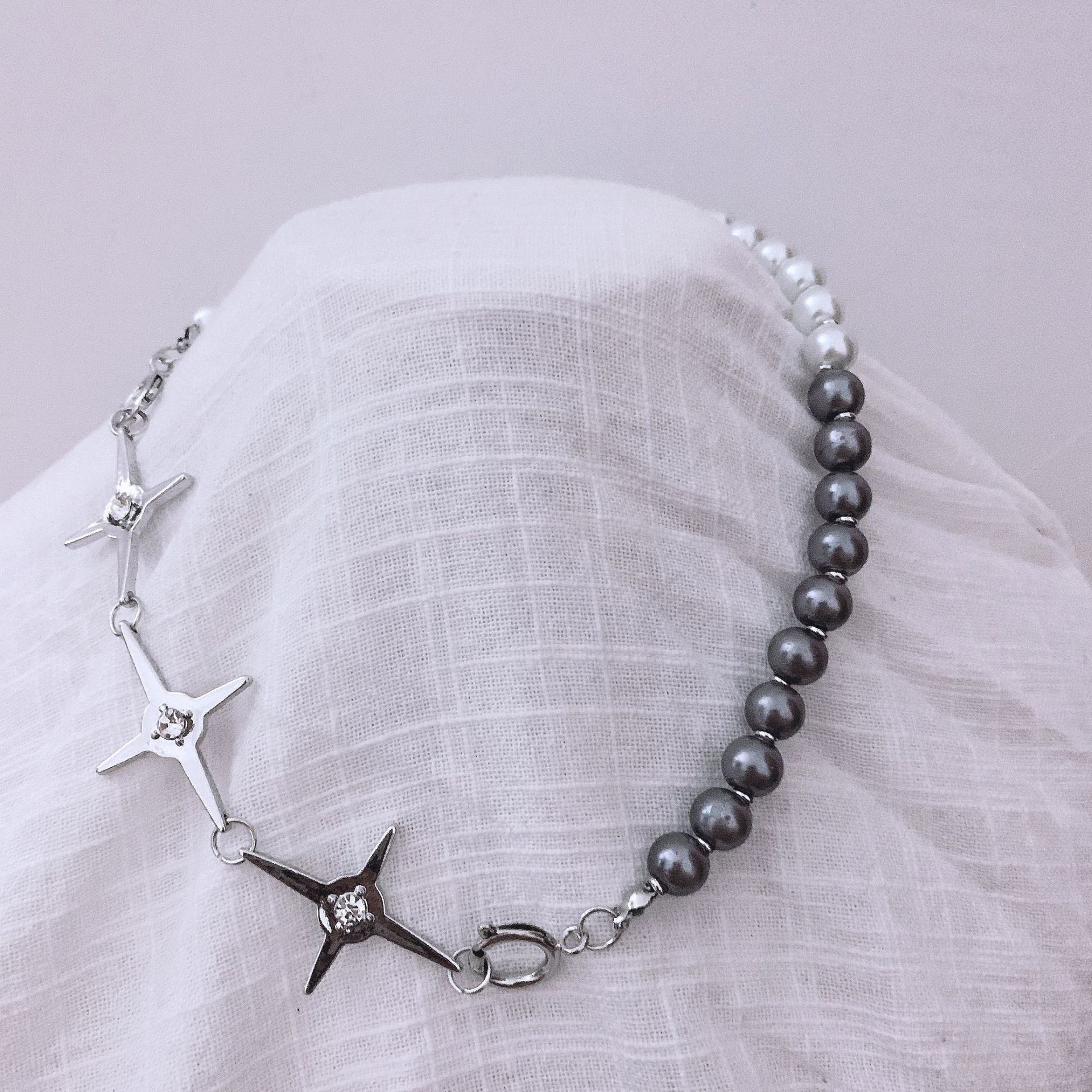 Jewelry Star Pearl Choker Necklace Size ONE SIZE - 7 Thumbnail