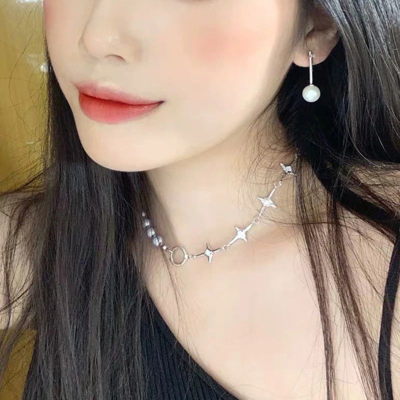 Jewelry Star Pearl Choker Necklace Size ONE SIZE - 2 Thumbnail