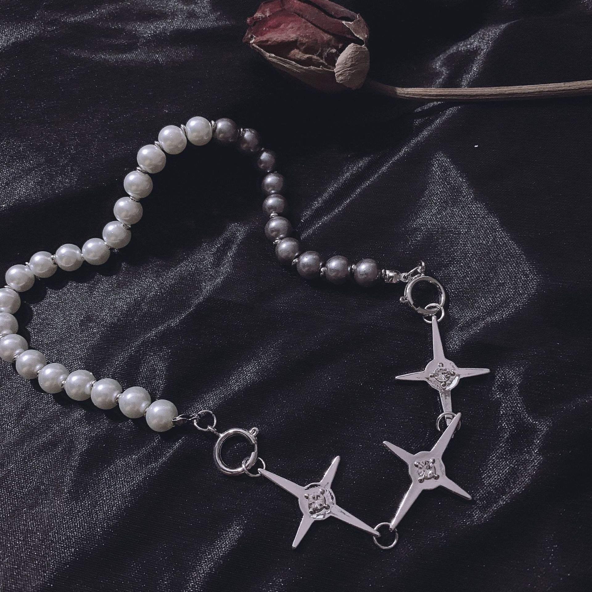 Jewelry Star Pearl Choker Necklace Size ONE SIZE - 1 Thumbnail