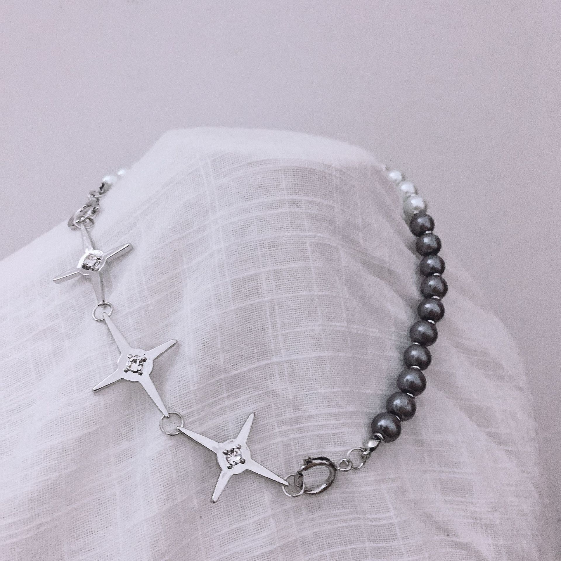 Jewelry Star Pearl Choker Necklace Size ONE SIZE - 3 Thumbnail