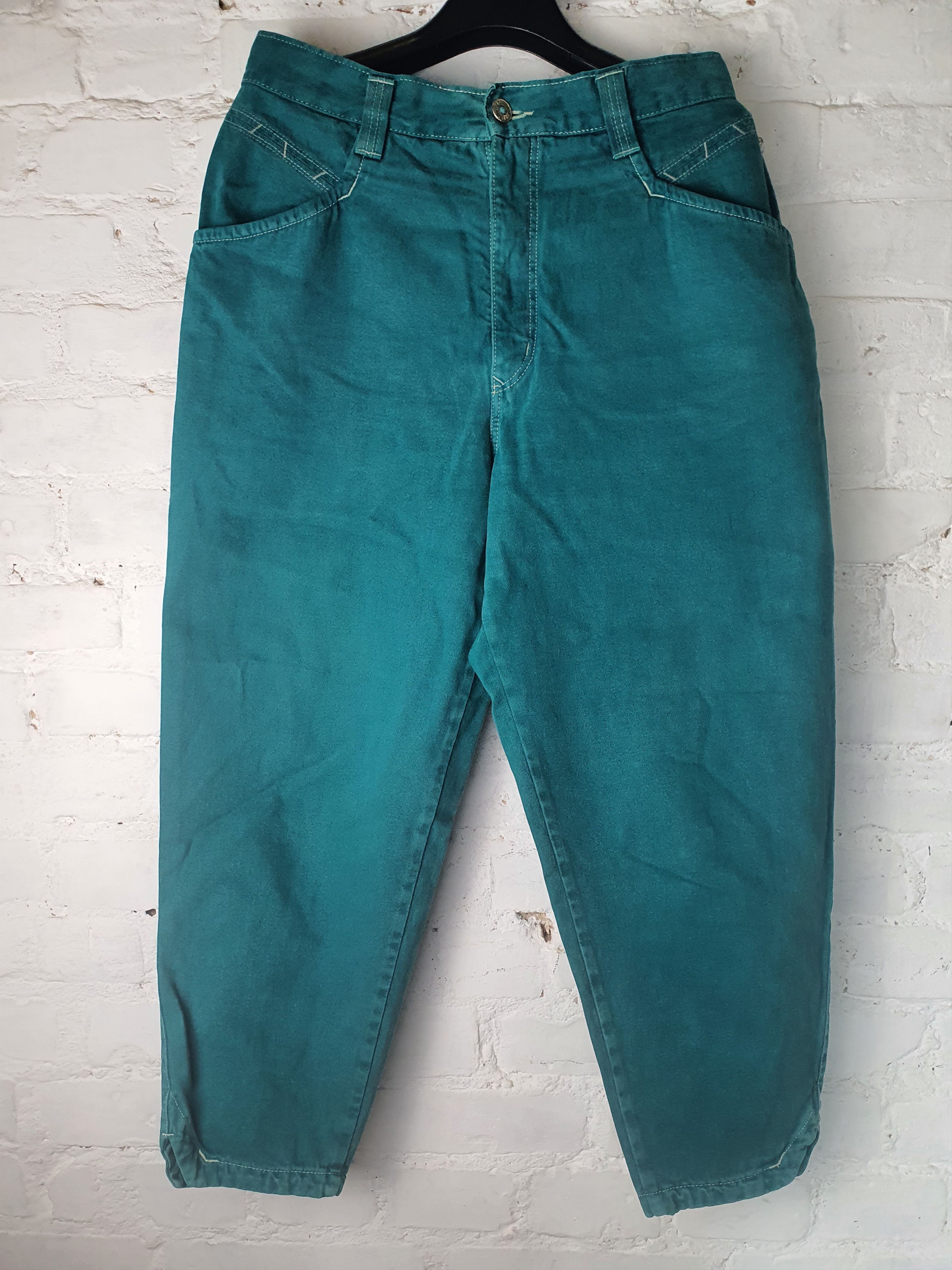 Vintage Vintage sea green jeans Grailed