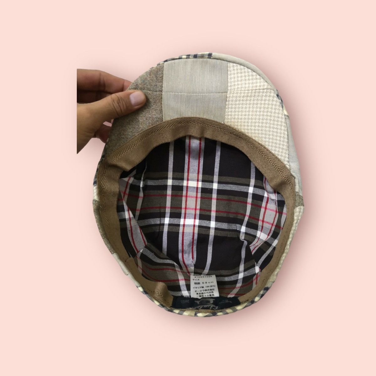 Japanese Brand × Kapital × Tokio Kumagai VINTAGE RARE DESIGN TOKIO HAT PATCHWORK BARETTA /FLAT HAT Size ONE SIZE - 6 Thumbnail